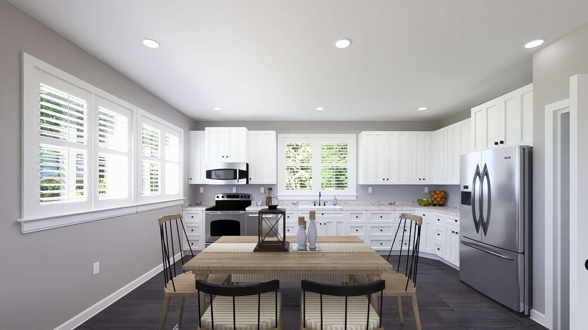 Dining Room of this 2-Bedroom,1253 Sq Ft Plan -187-1243