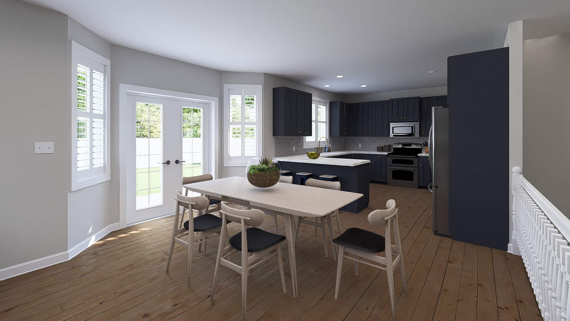 Dining Room of this 3-Bedroom,1914 Sq Ft Plan -187-1244