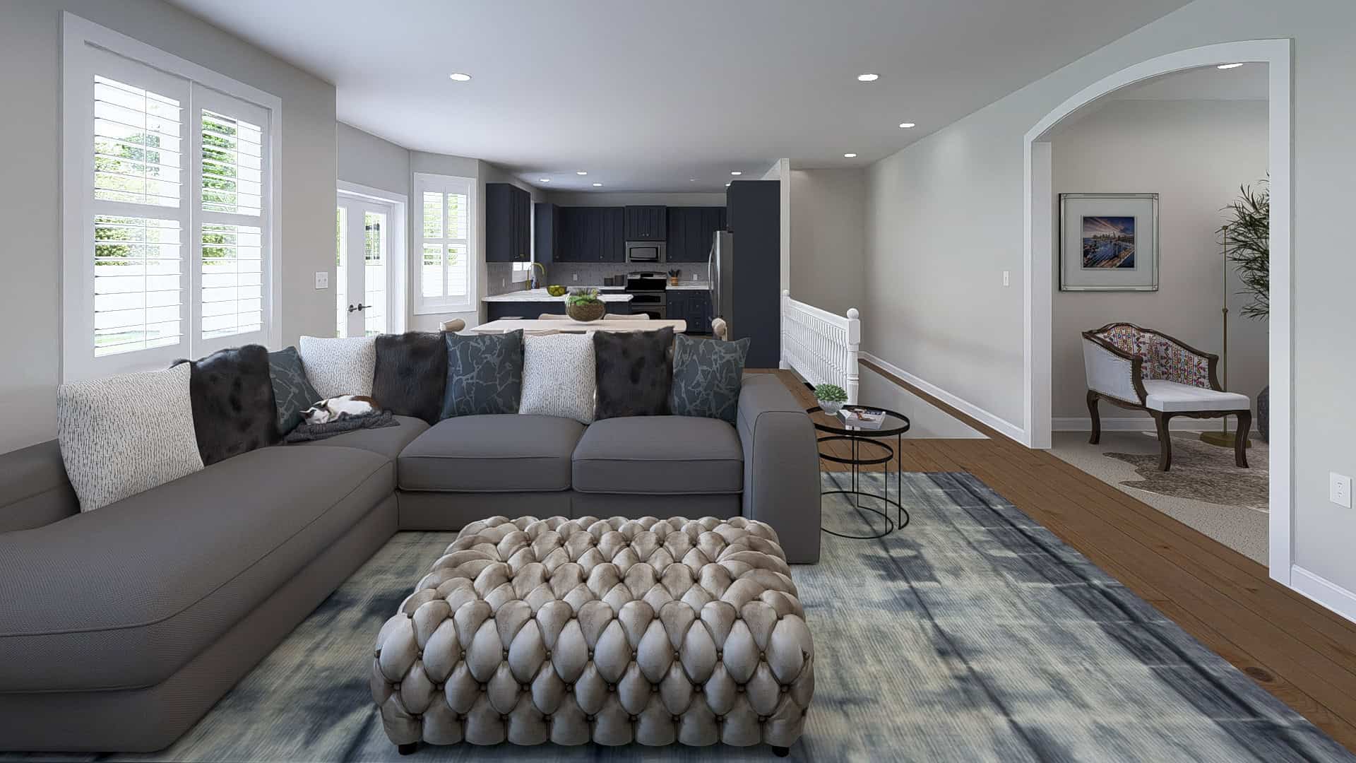 Family Room of this 3-Bedroom,1914 Sq Ft Plan -187-1244