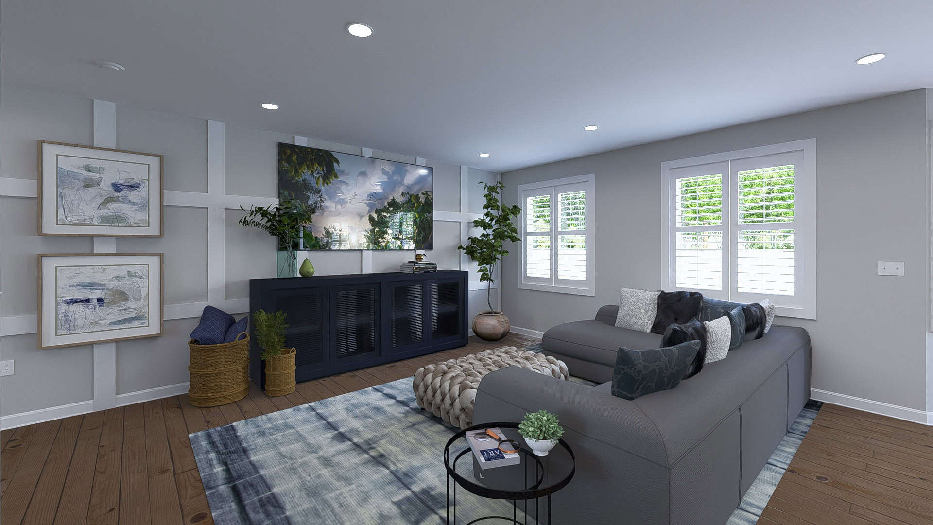 Family Room of this 3-Bedroom,1914 Sq Ft Plan -187-1244