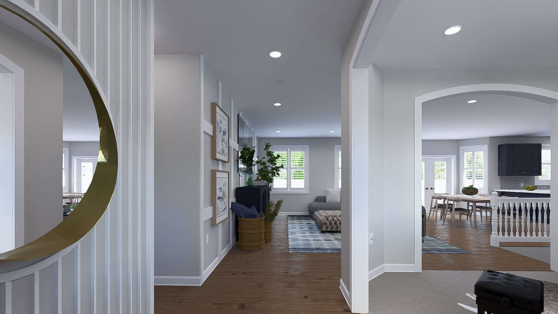 Entry Hall of this 3-Bedroom,1914 Sq Ft Plan -187-1244