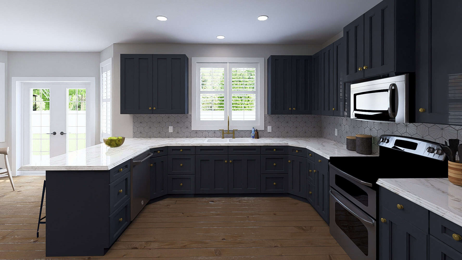 Kitchen of this 3-Bedroom,1914 Sq Ft Plan -187-1244