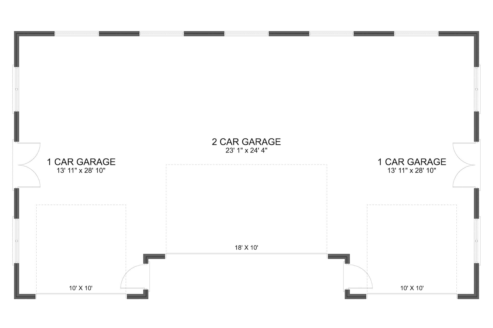 Garage of Garage Plan #187-1246
