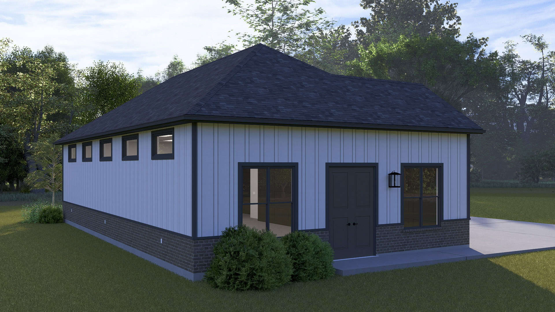 Left Side View of this 0-Bedroom,1 Sq Ft Plan -187-1246
