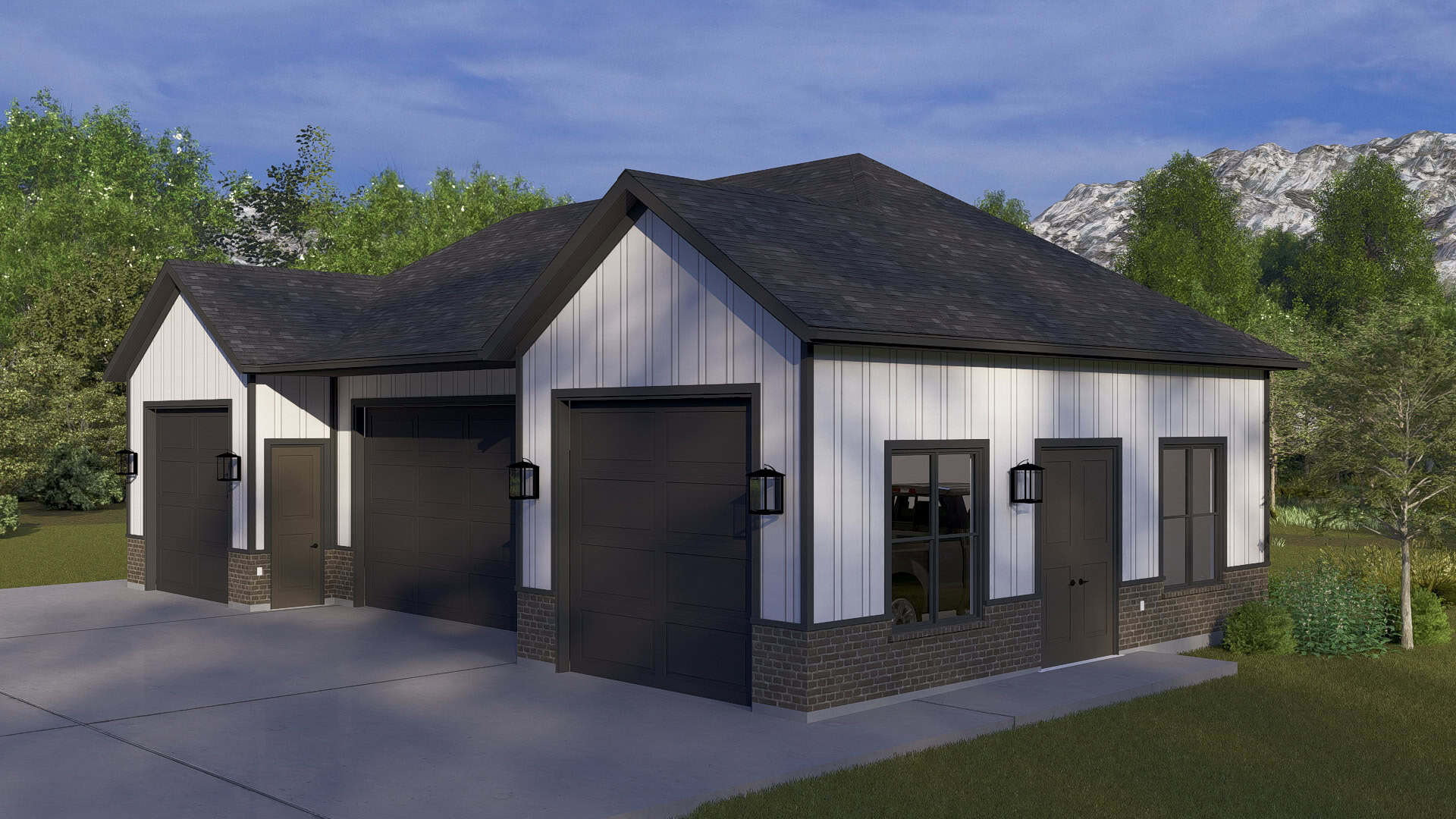 Right Side View of this 0-Bedroom,1 Sq Ft Plan -187-1246