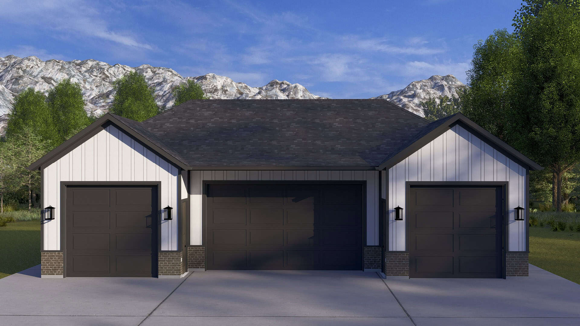 Front View of this 0-Bedroom,1 Sq Ft Plan -187-1246