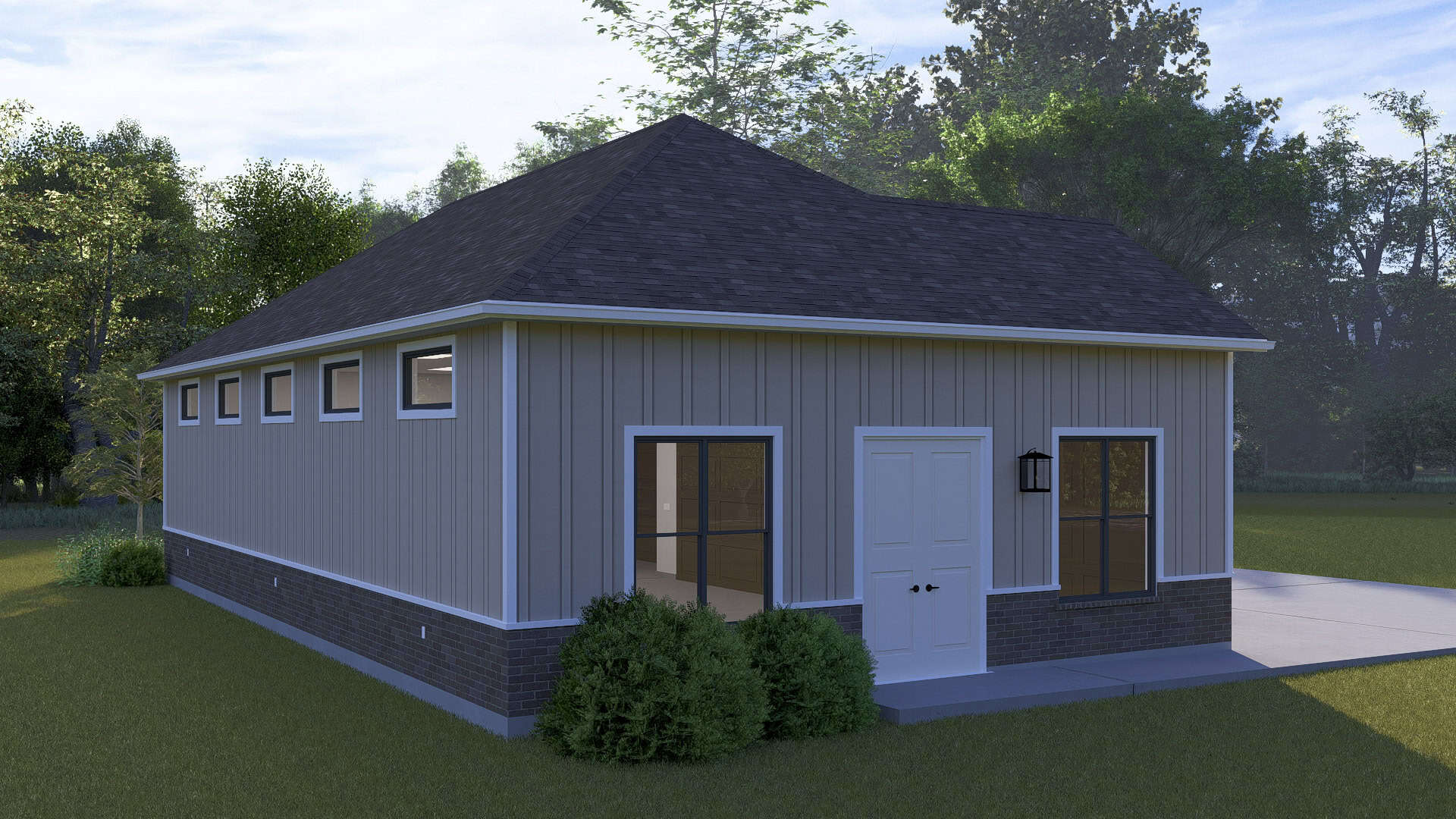 Left Side View of this 0-Bedroom,1 Sq Ft Plan -187-1246