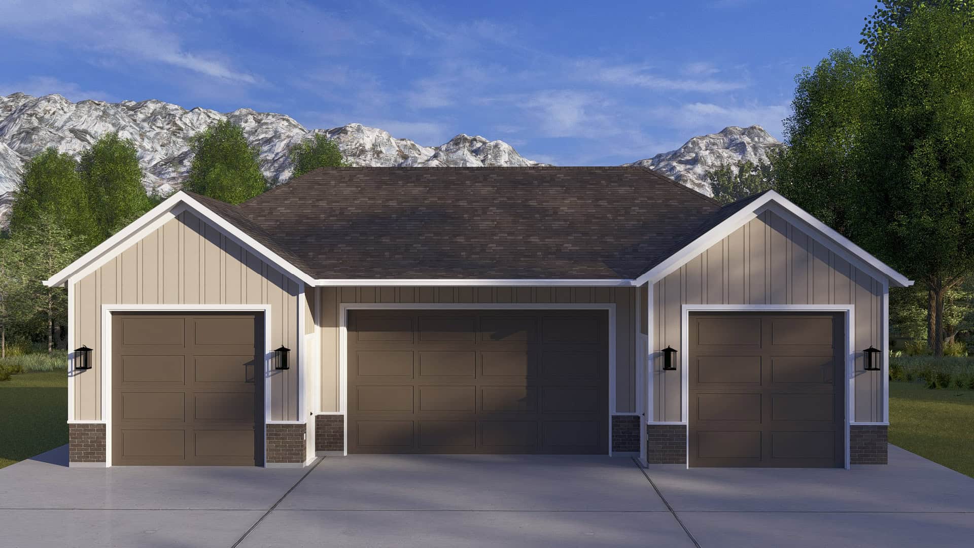 Front View of this 0-Bedroom,1 Sq Ft Plan -187-1246