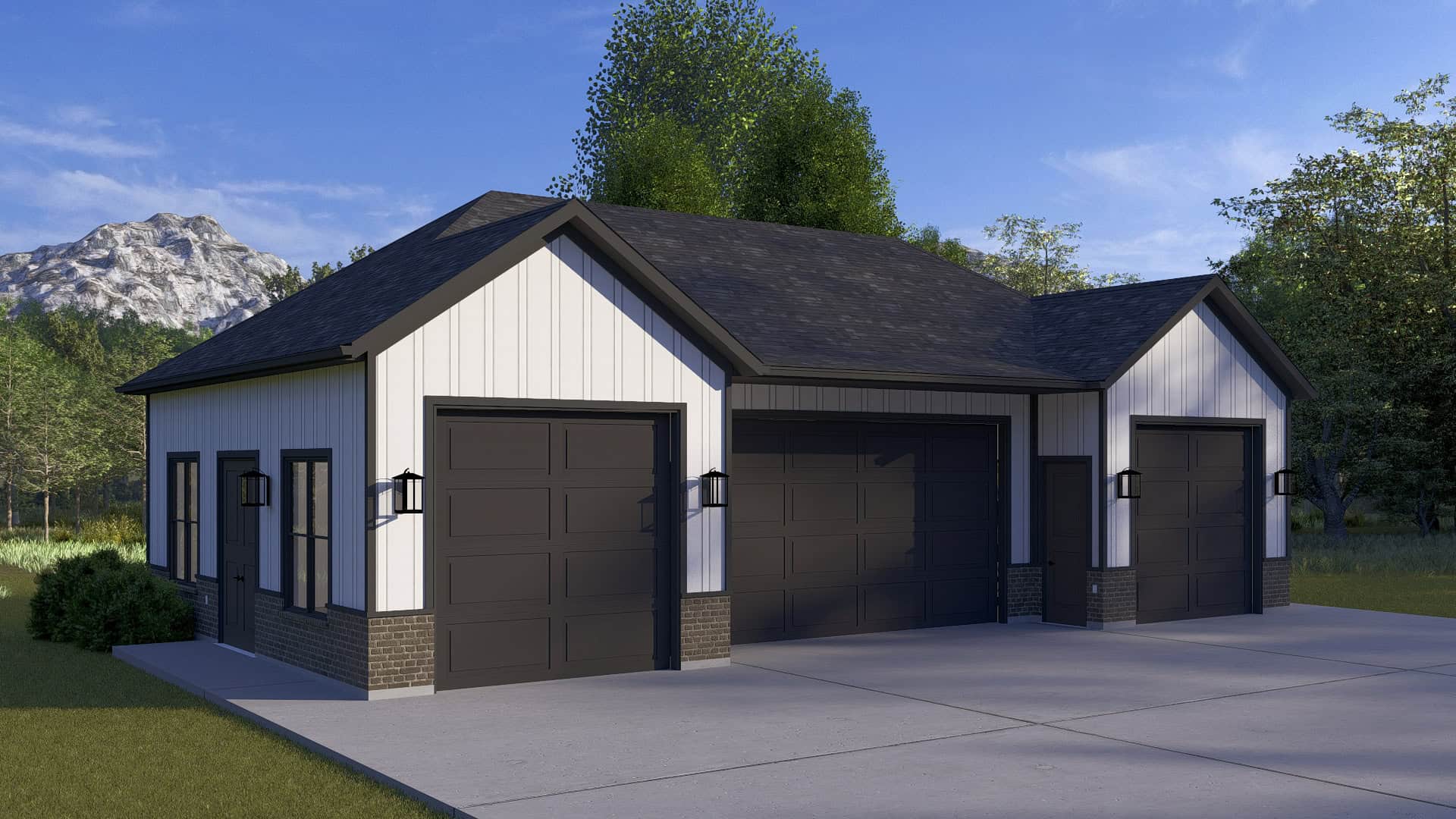 Left Side View of this 0-Bedroom,1 Sq Ft Plan -187-1246