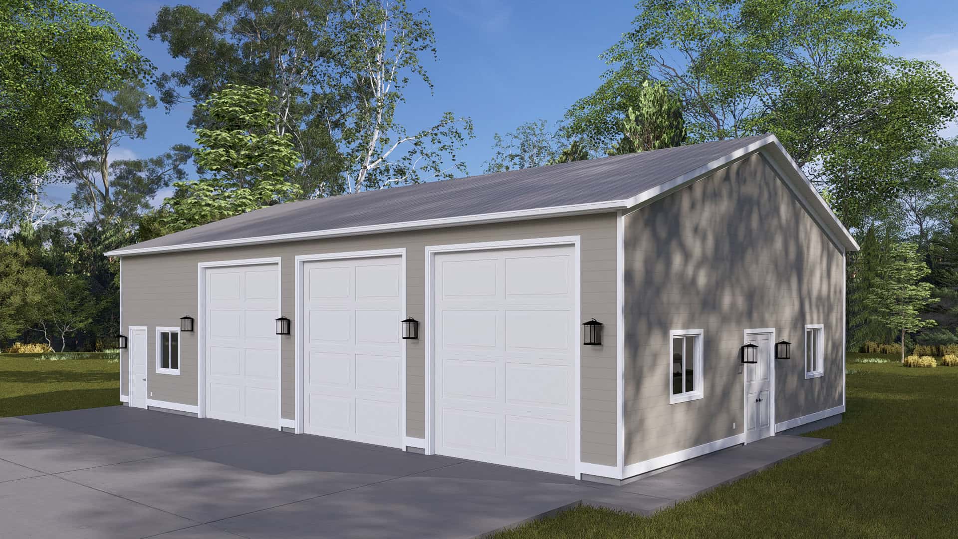 Right Side View of this 0-Bedroom,1 Sq Ft Plan -187-1247