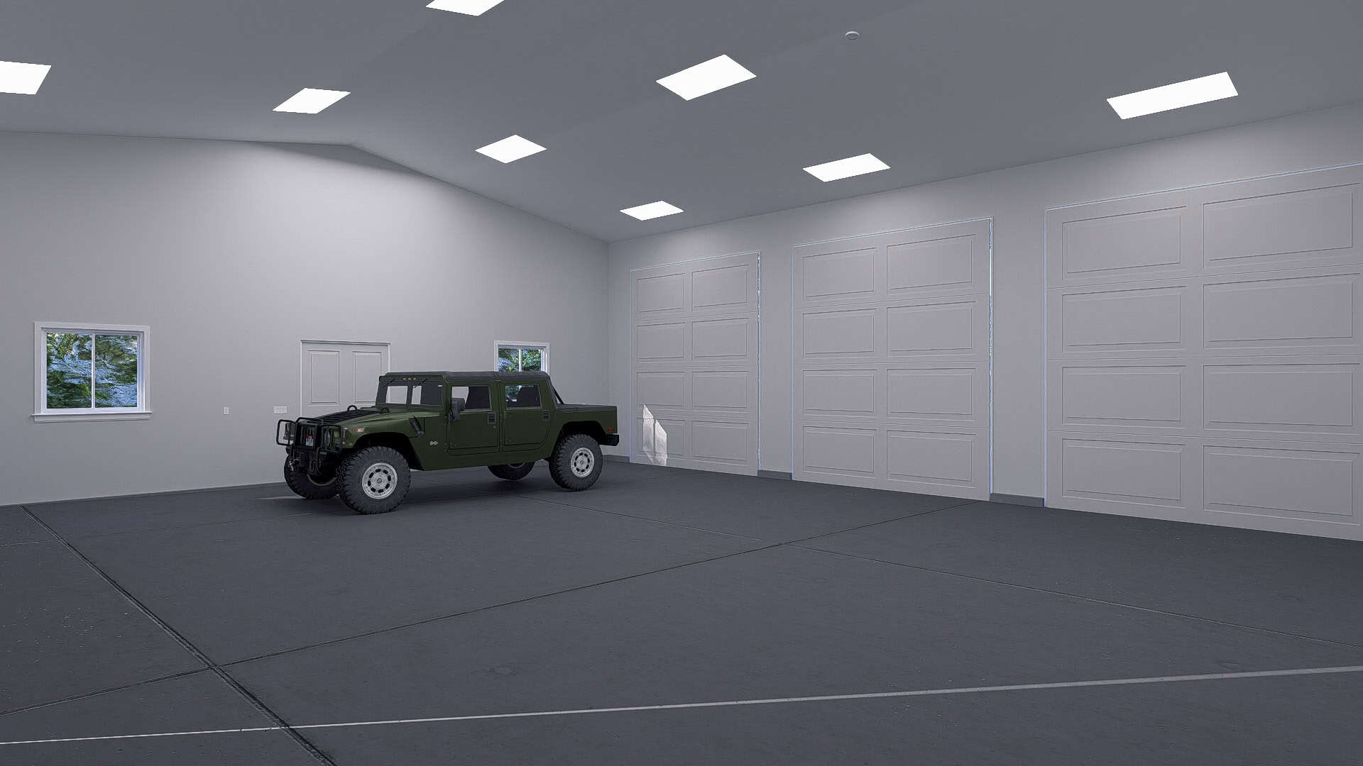 Garage of this 0-Bedroom,1 Sq Ft Plan -187-1247