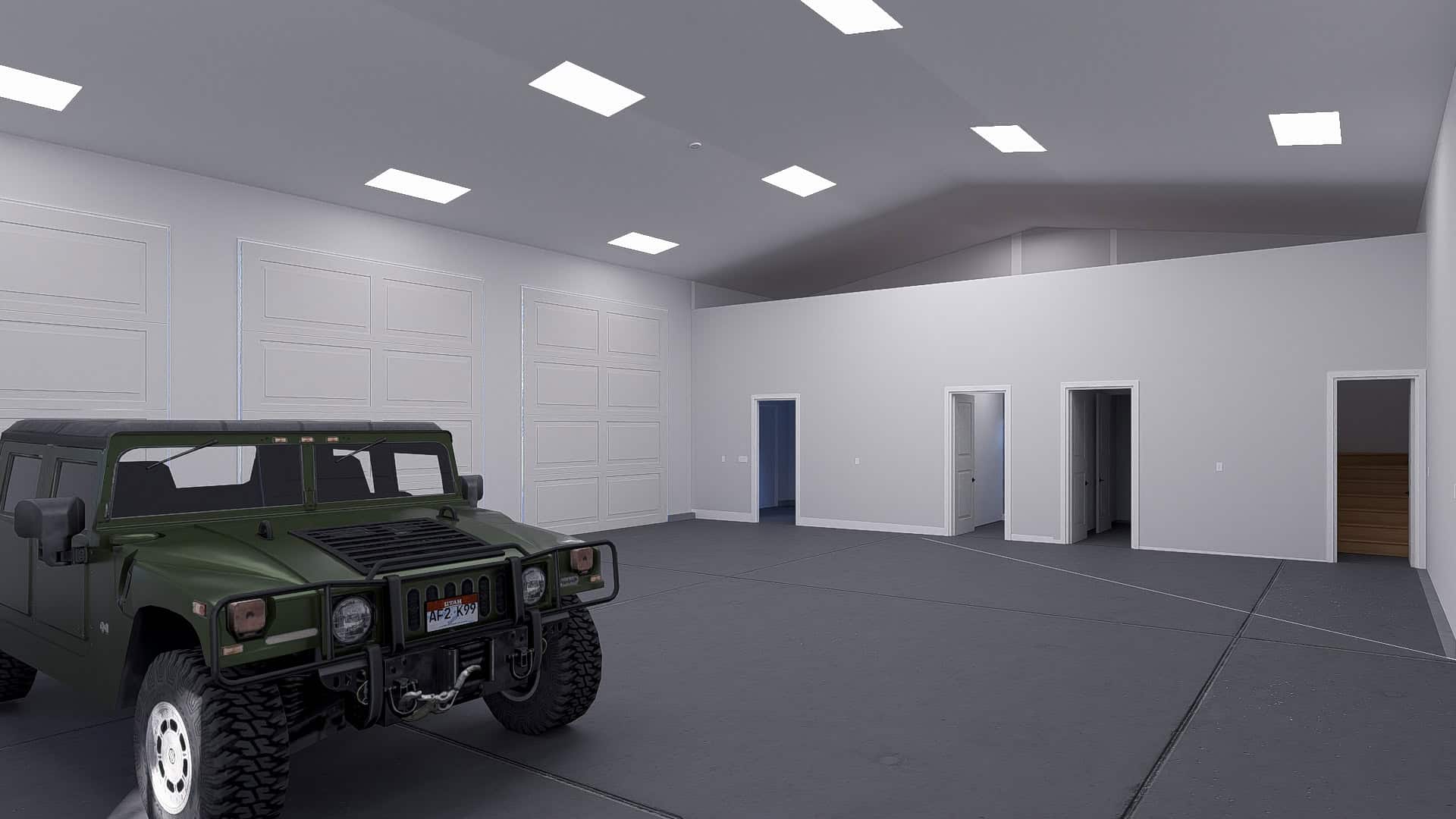 Garage of this 0-Bedroom,1 Sq Ft Plan -187-1247