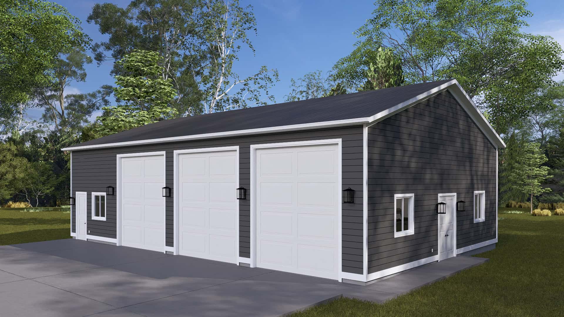 Right Side View of this 0-Bedroom,1 Sq Ft Plan -187-1247