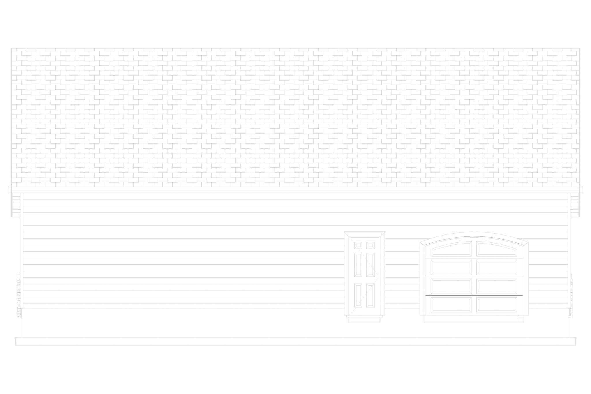 Home Plan Right Elevation of this 0-Bedroom,1 Sq Ft Plan -187-1248