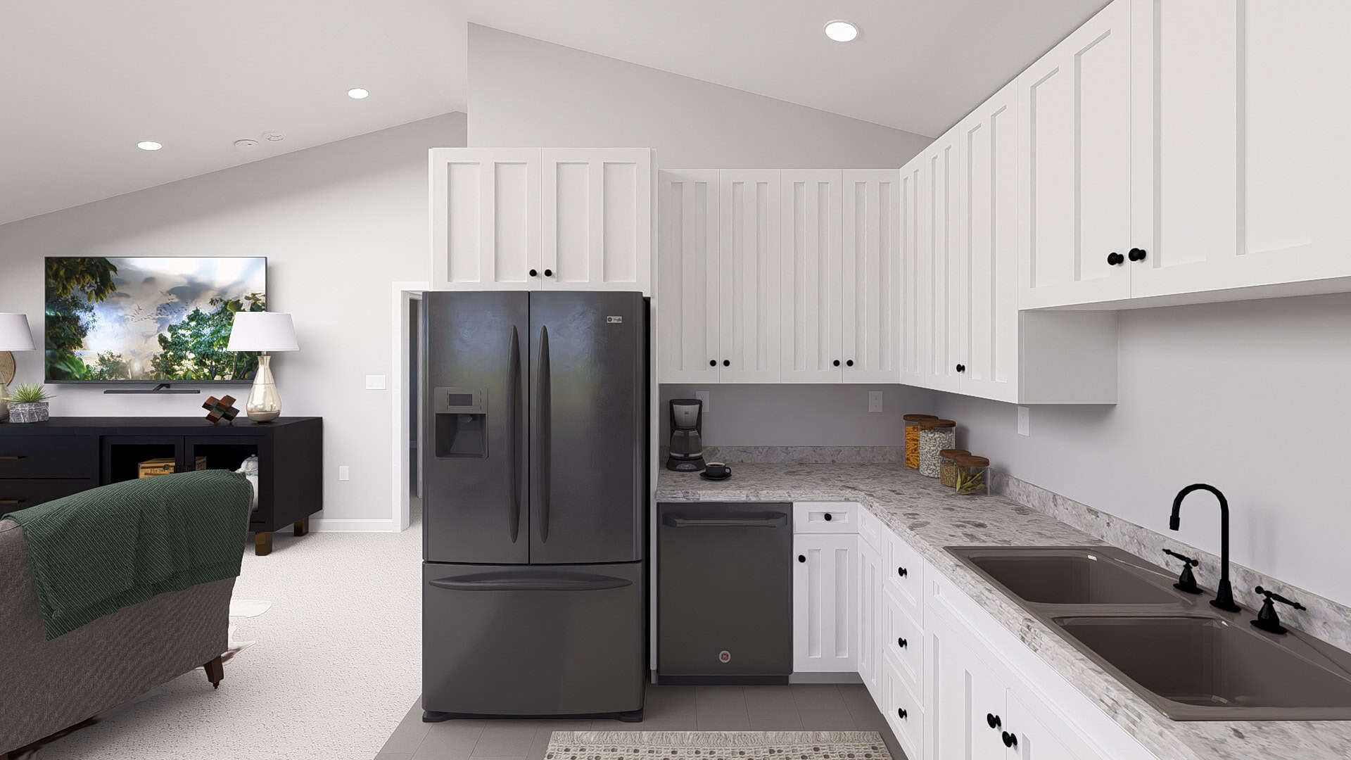 Kitchen of this 2-Bedroom,1012 Sq Ft Plan -187-1249