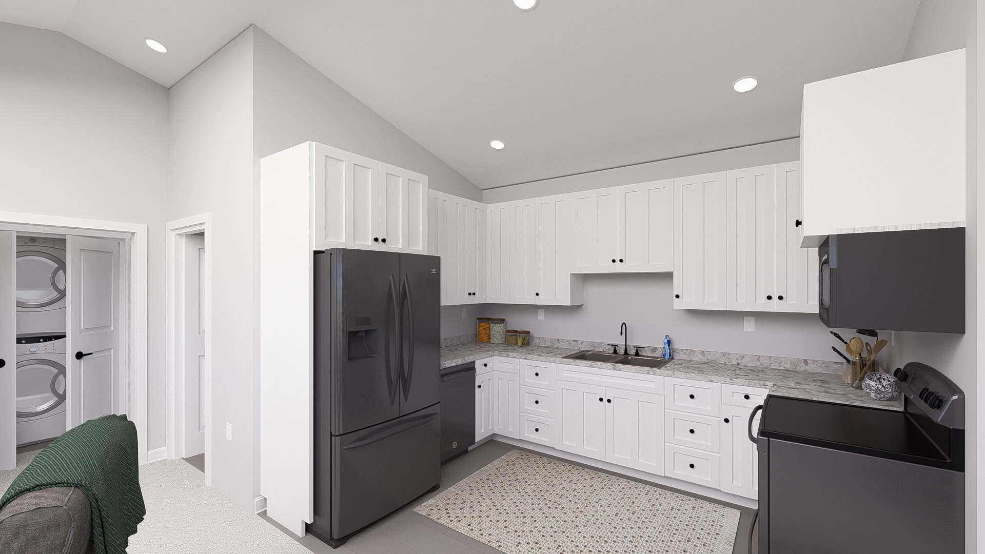 Kitchen of this 2-Bedroom,1012 Sq Ft Plan -187-1249