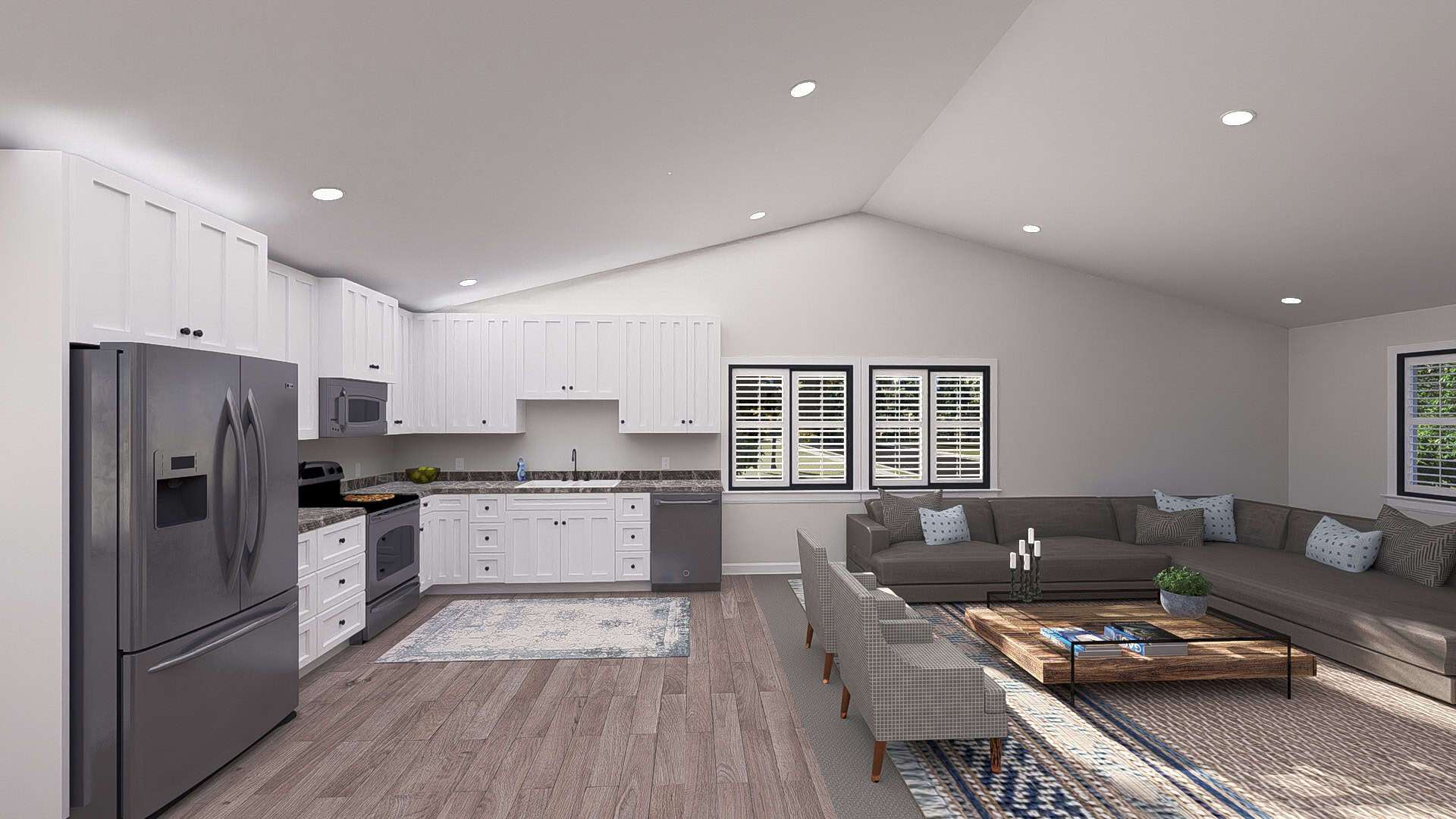 Living Room of this 2-Bedroom,1488 Sq Ft Plan -187-1250