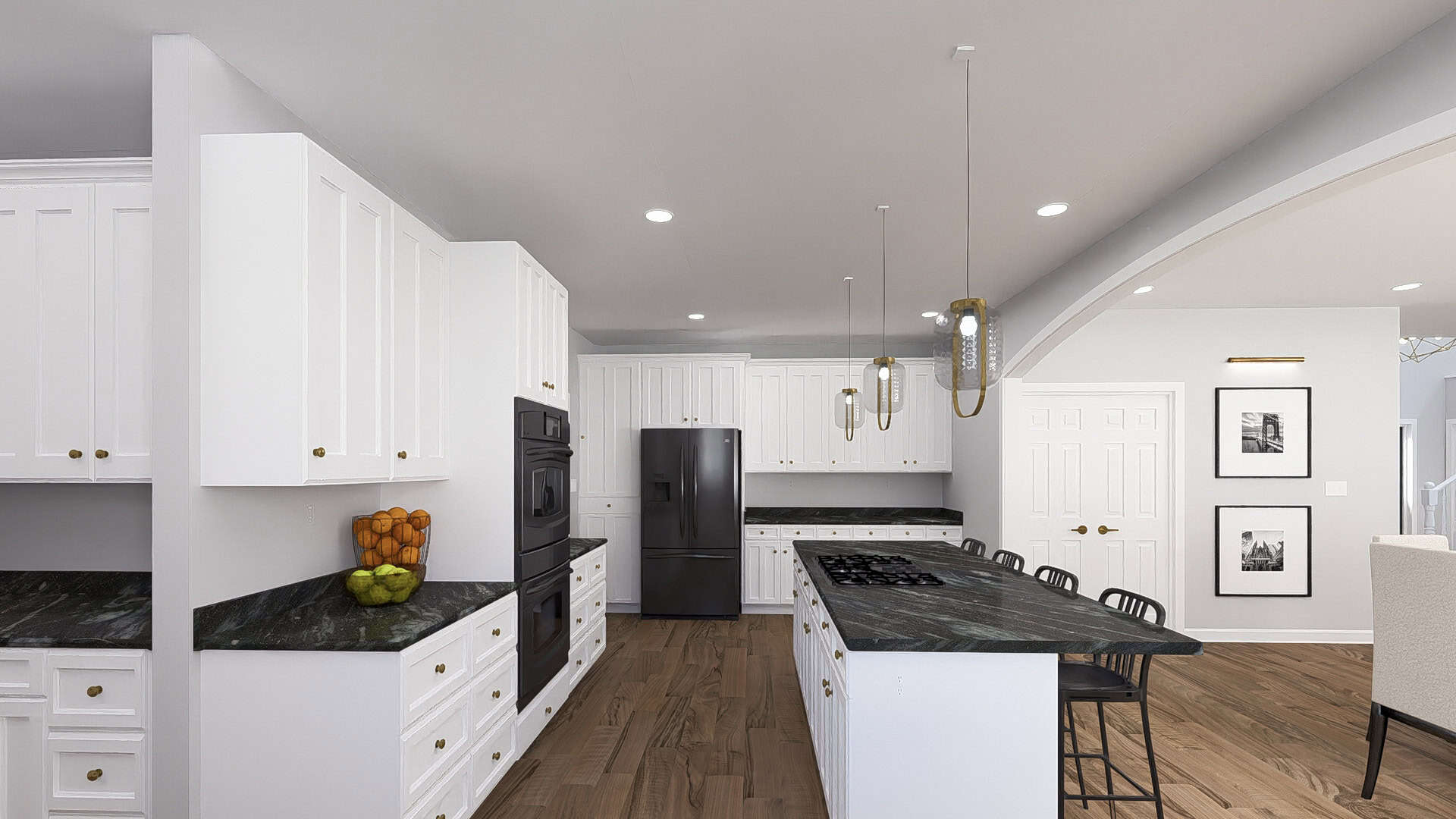 Kitchen: Kitchen Island of this 4-Bedroom,2776 Sq Ft Plan -187-1251