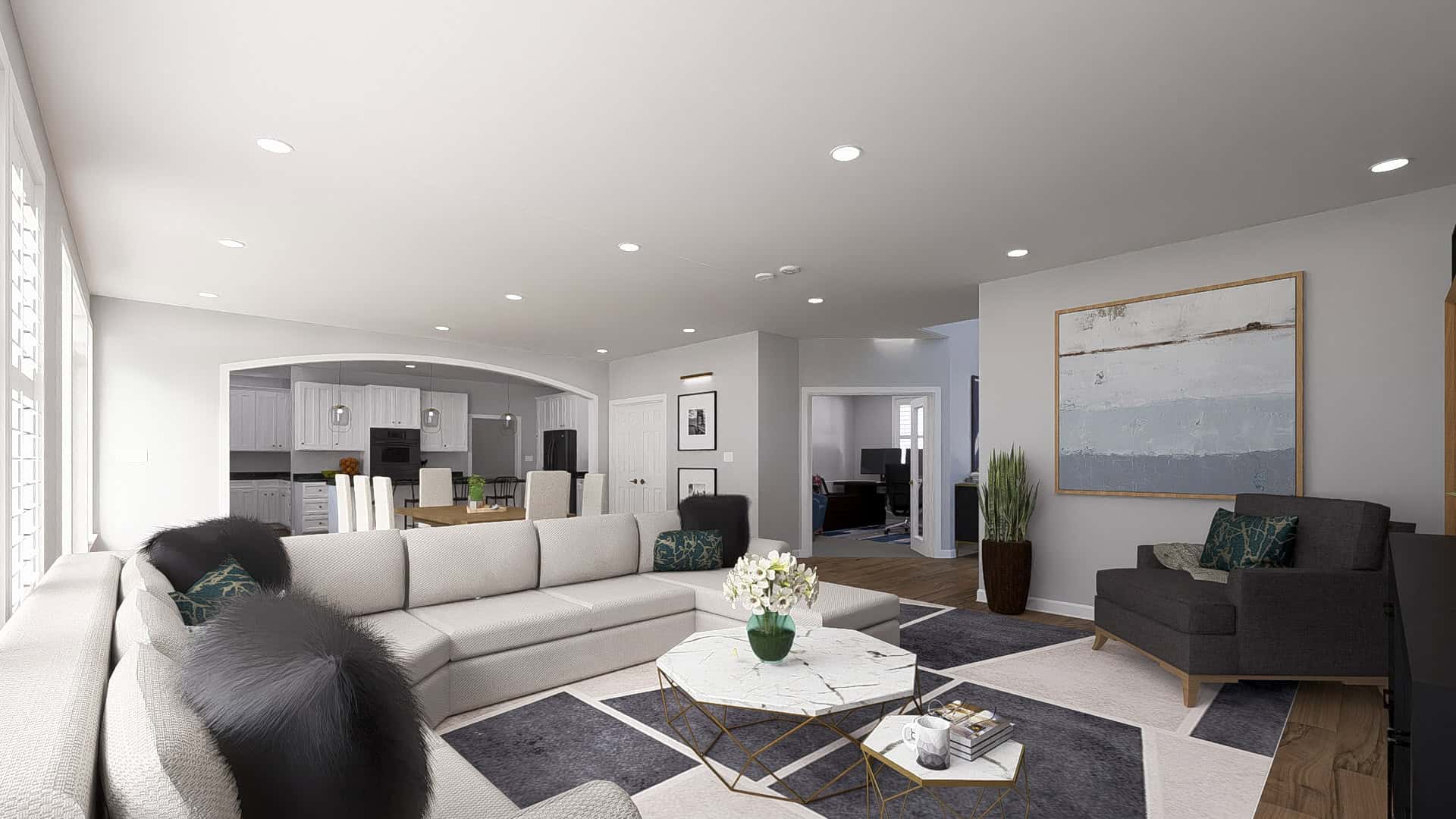 Family Room of this 4-Bedroom,2776 Sq Ft Plan -187-1251