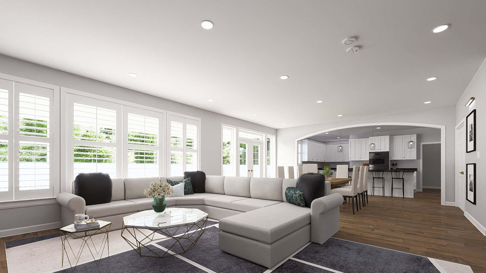 Family Room of this 4-Bedroom,2776 Sq Ft Plan -187-1251