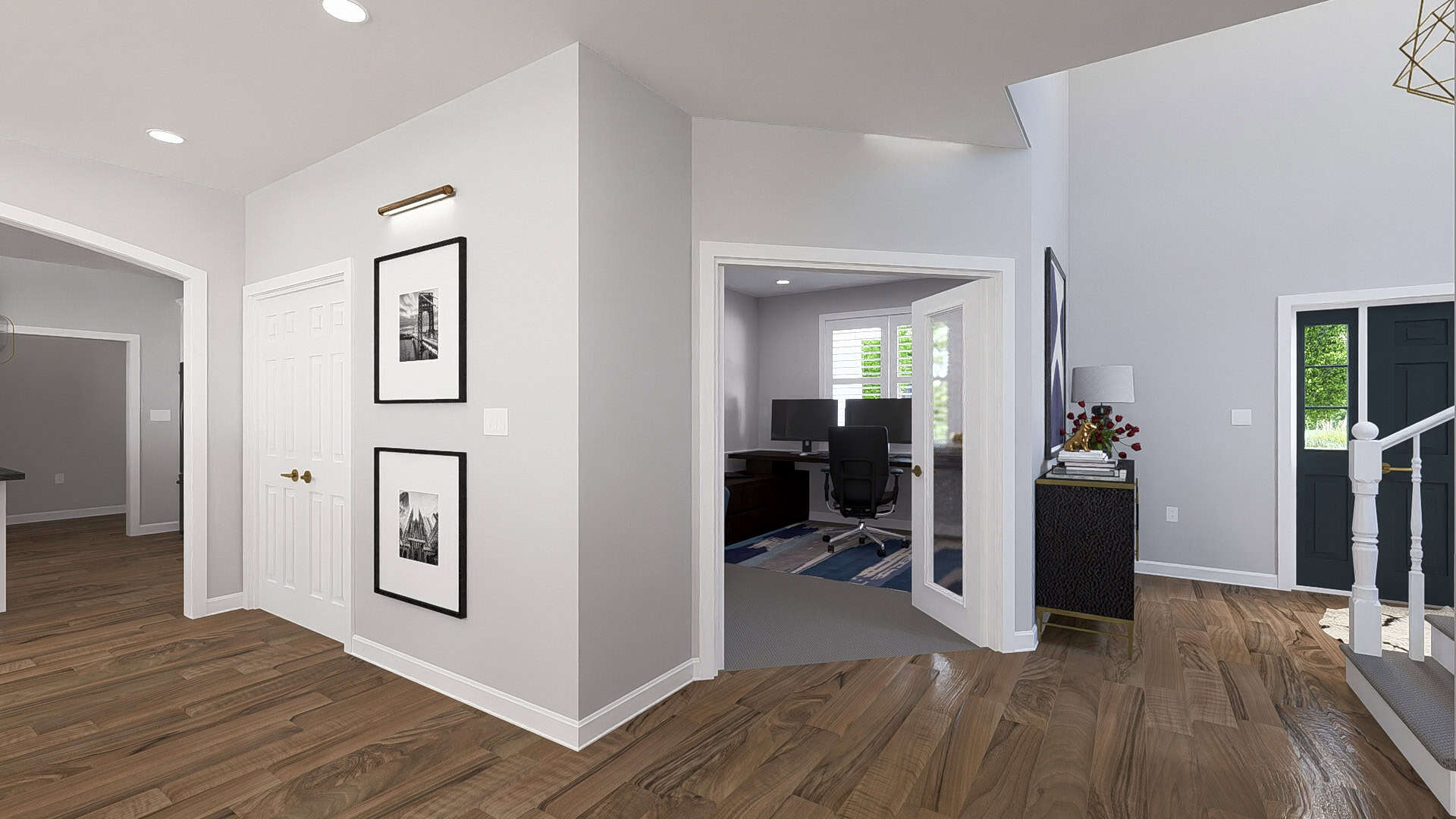 Entry Hall: Foyer of this 4-Bedroom,2776 Sq Ft Plan -187-1251