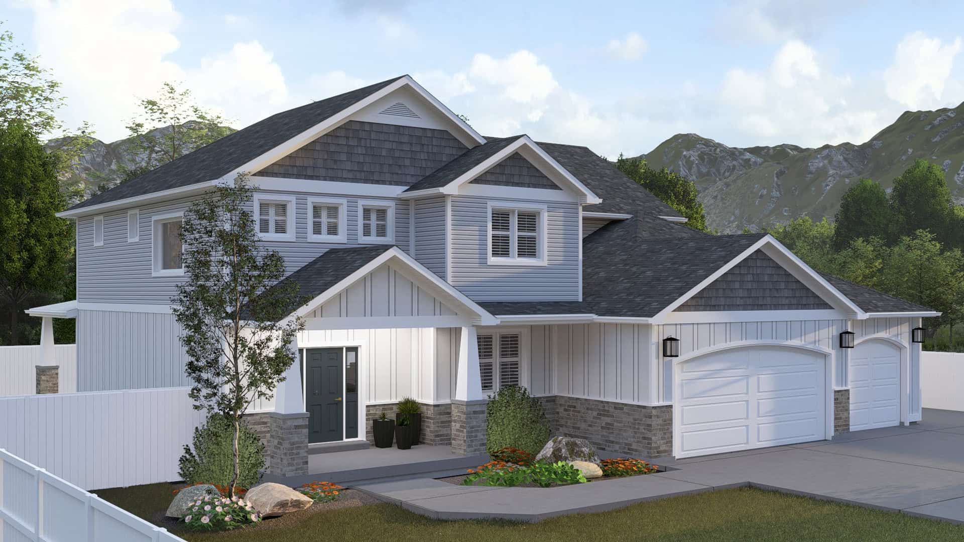 Left Side View of this 4-Bedroom,2776 Sq Ft Plan -187-1251