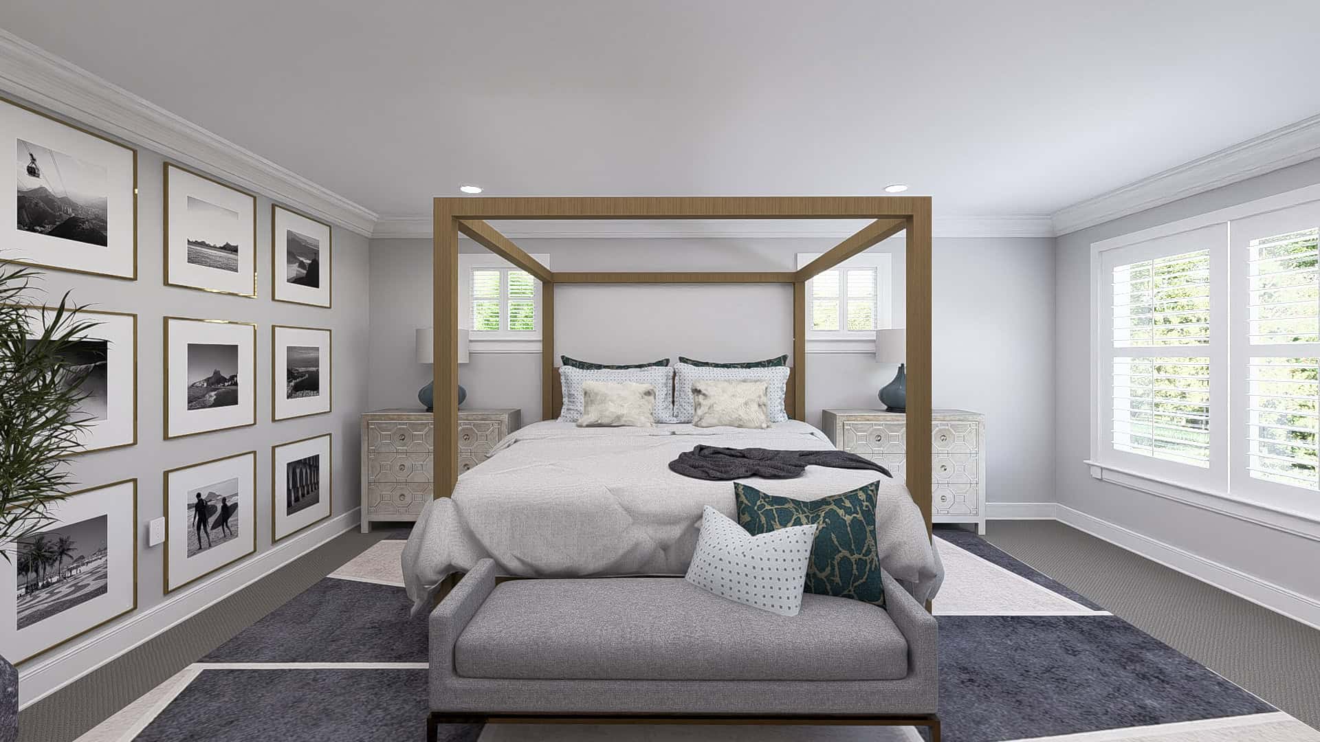 Master Bedroom of this 4-Bedroom,2776 Sq Ft Plan -187-1251