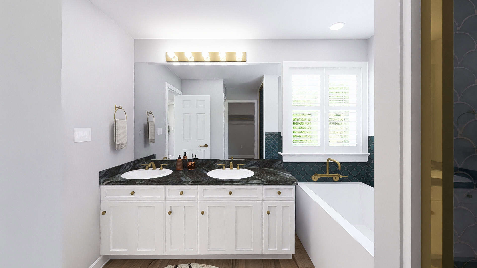 Master Bathroom: Sink/Vanity of this 4-Bedroom,2776 Sq Ft Plan -187-1251
