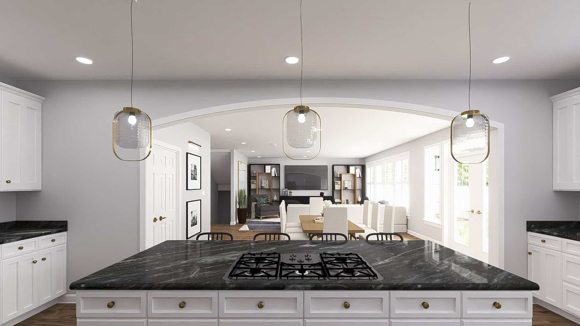 Kitchen: Kitchen Island of this 4-Bedroom,2776 Sq Ft Plan -187-1251