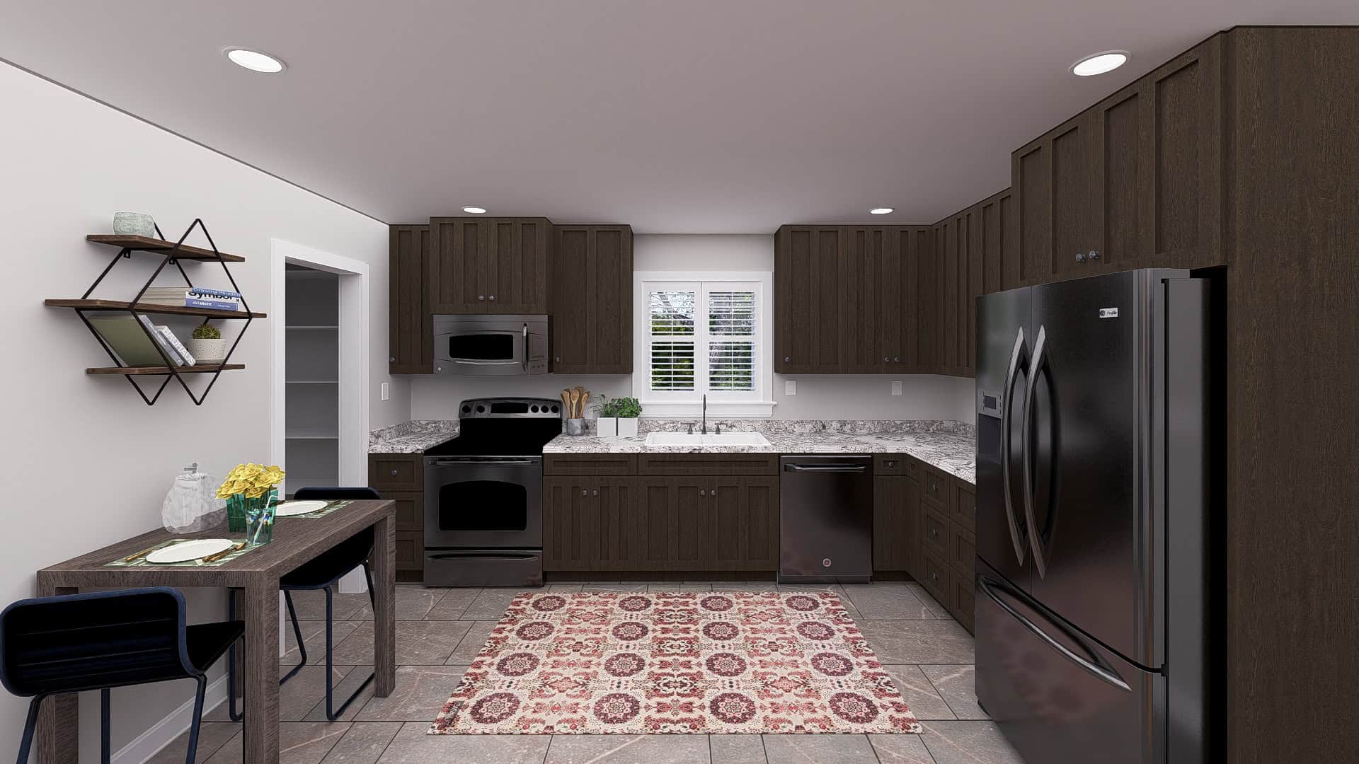 Kitchen of this 2-Bedroom,1049 Sq Ft Plan -187-1252