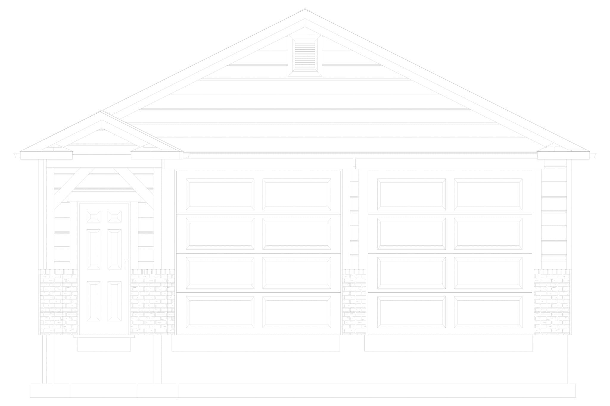 Home Plan Front Elevation of this 0-Bedroom,1 Sq Ft Plan -187-1253