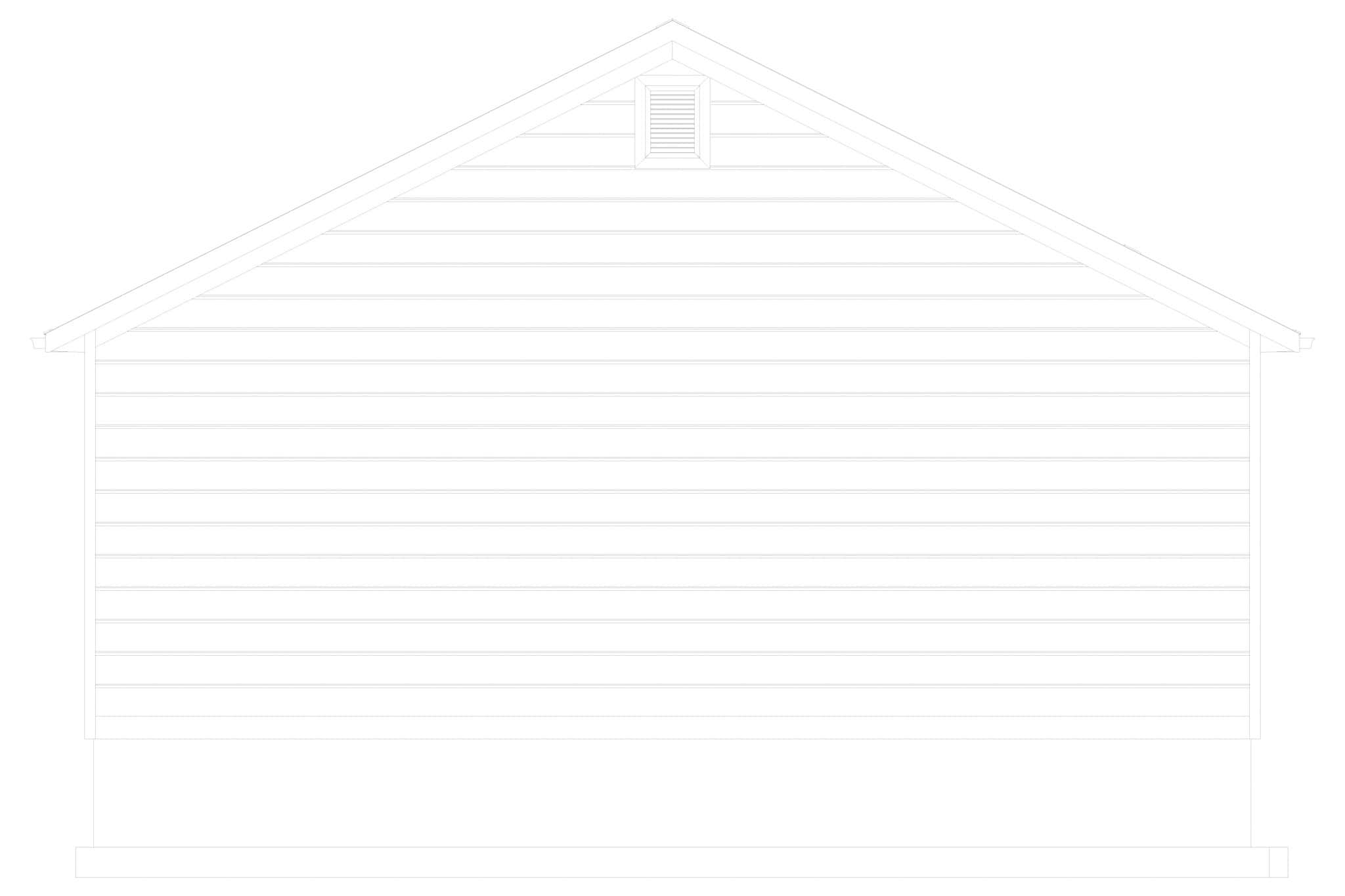 Home Plan Rear Elevation of this 0-Bedroom,1 Sq Ft Plan -187-1253