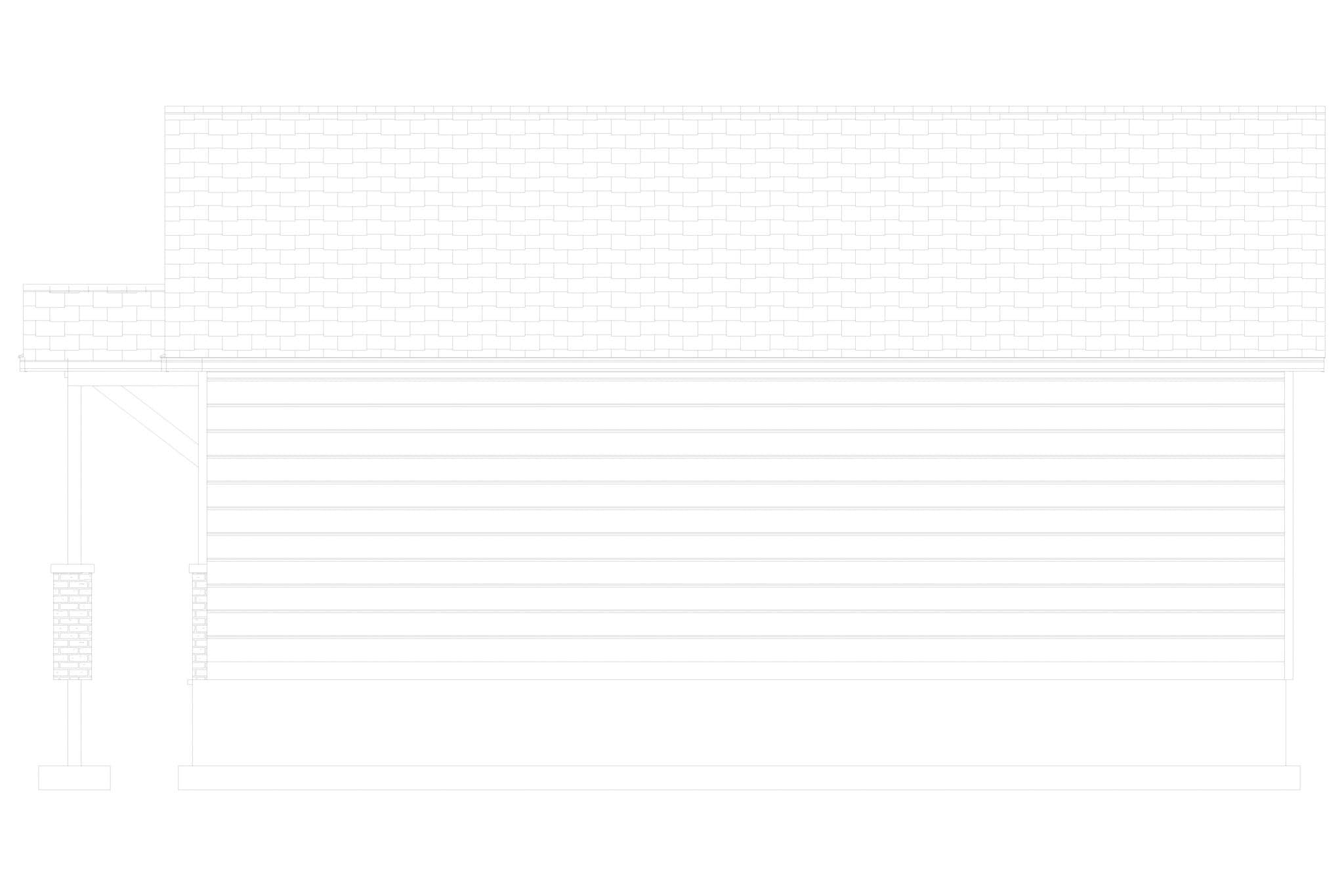 Home Plan Right Elevation of this 0-Bedroom,1 Sq Ft Plan -187-1253