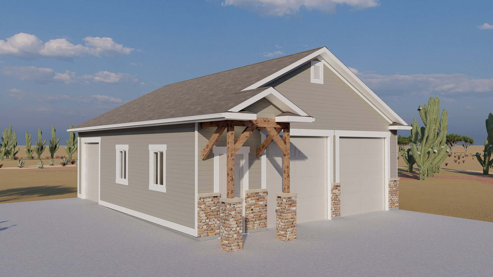 Left Side View of this 0-Bedroom,1 Sq Ft Plan -187-1253