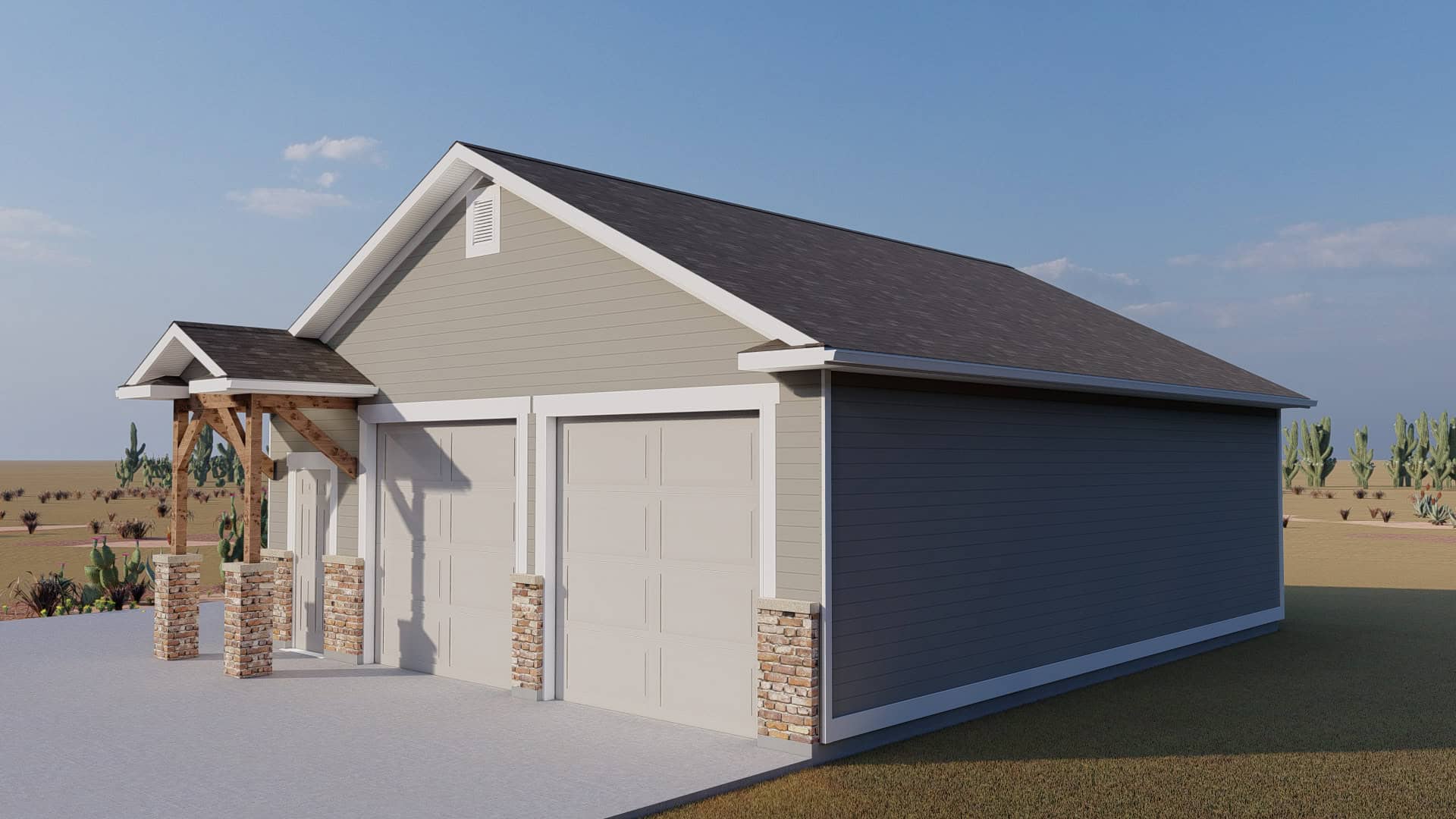 Right Side View of this 0-Bedroom,1 Sq Ft Plan -187-1253