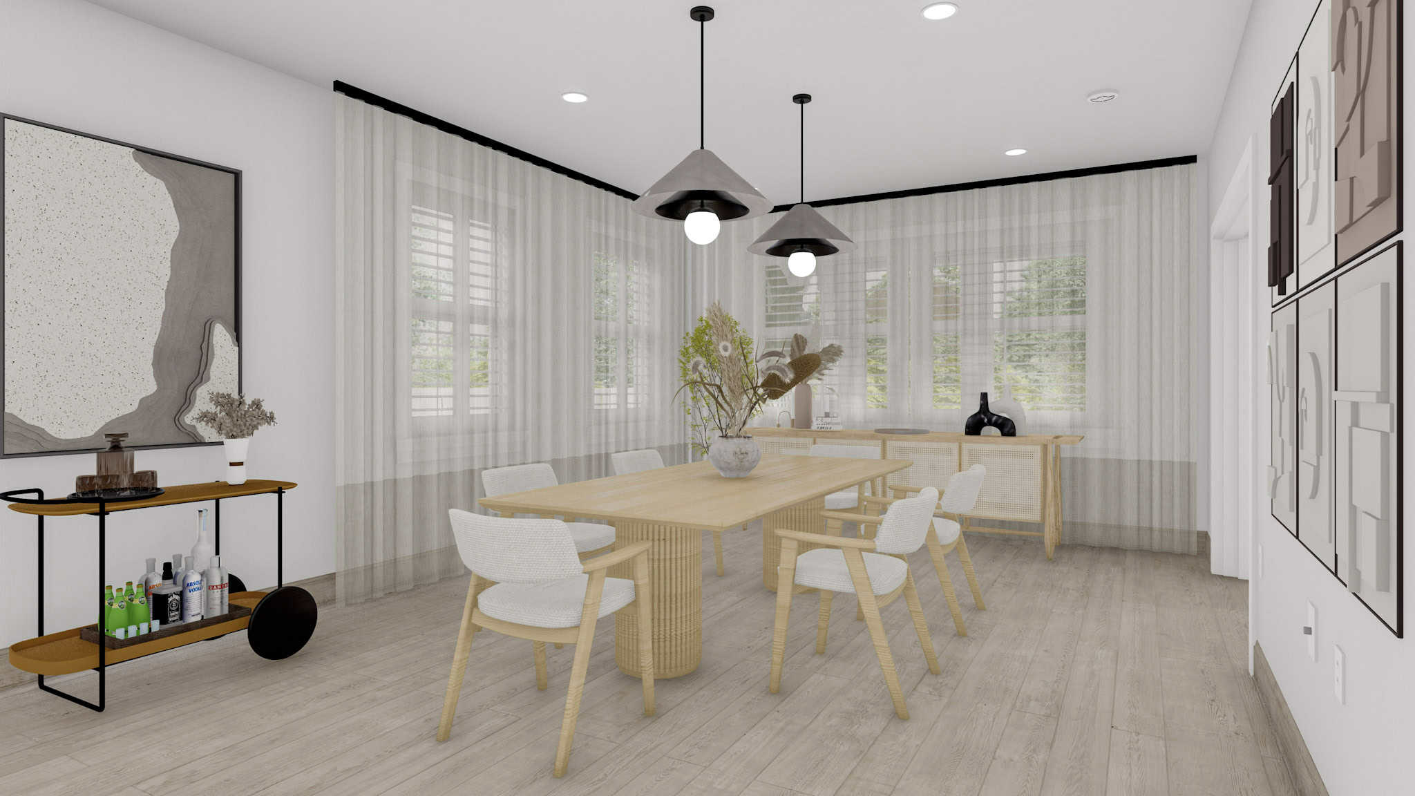 Dining Room of this 5-Bedroom,3861 Sq Ft Plan -187-1254