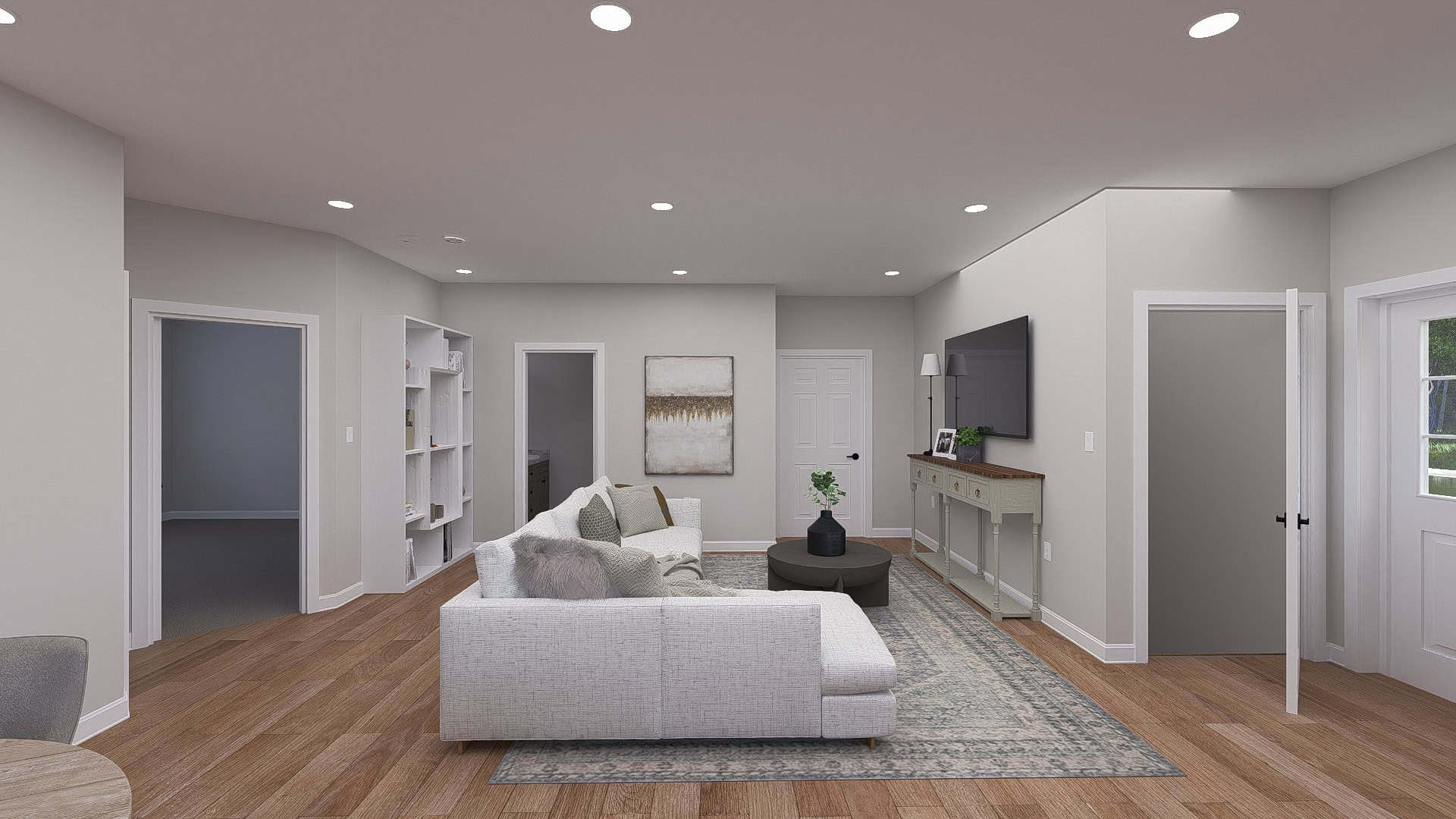 Great Room of this 2-Bedroom,1280 Sq Ft Plan -187-1255