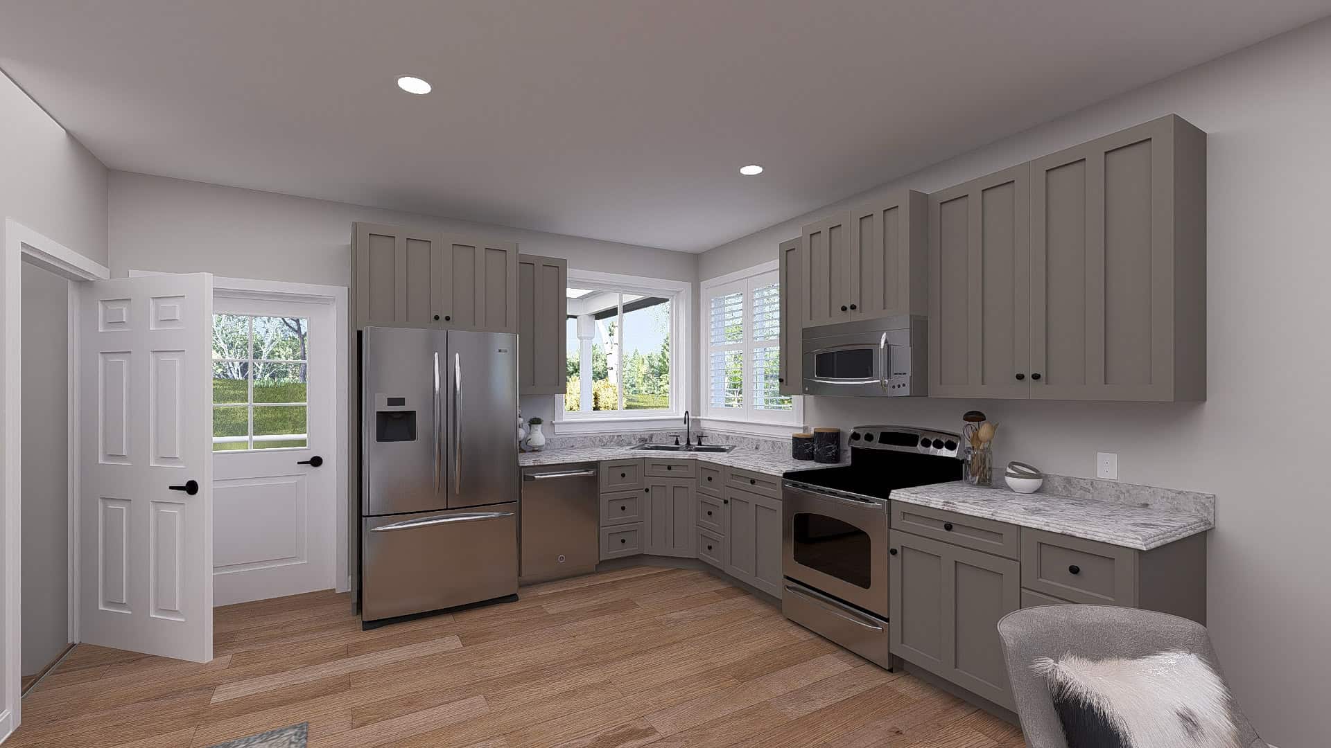 Great Room of this 2-Bedroom,1280 Sq Ft Plan -187-1255