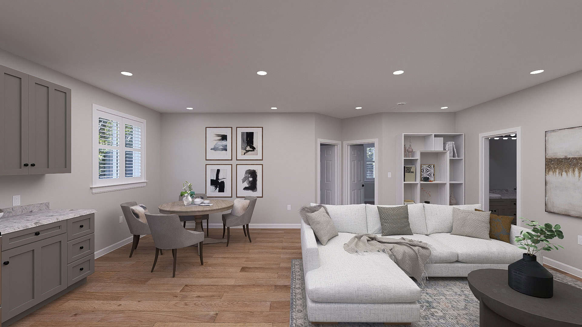 Great Room of this 2-Bedroom,1280 Sq Ft Plan -187-1255