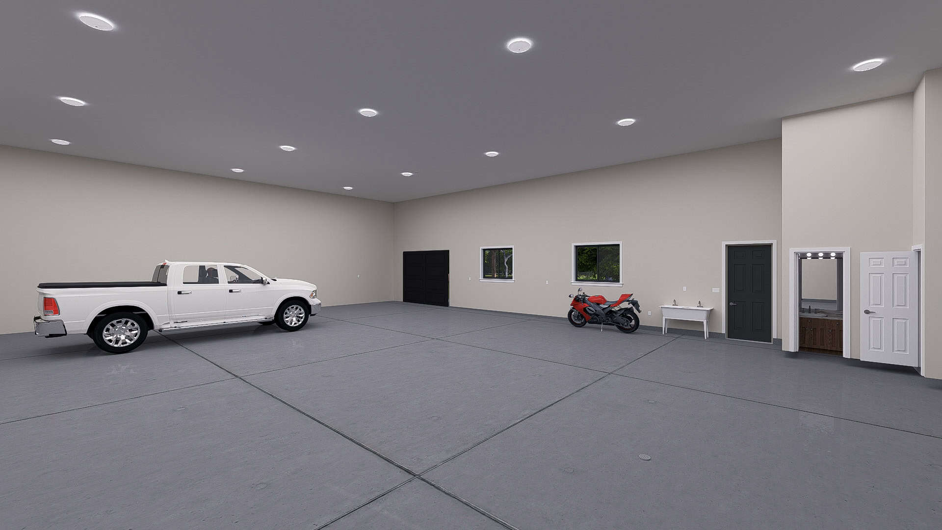 Garage of this 0-Bedroom,1 Sq Ft Plan -187-1256