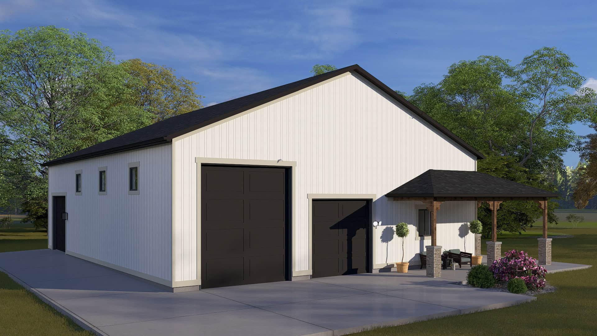 Left Side View of this 0-Bedroom,1 Sq Ft Plan -187-1256