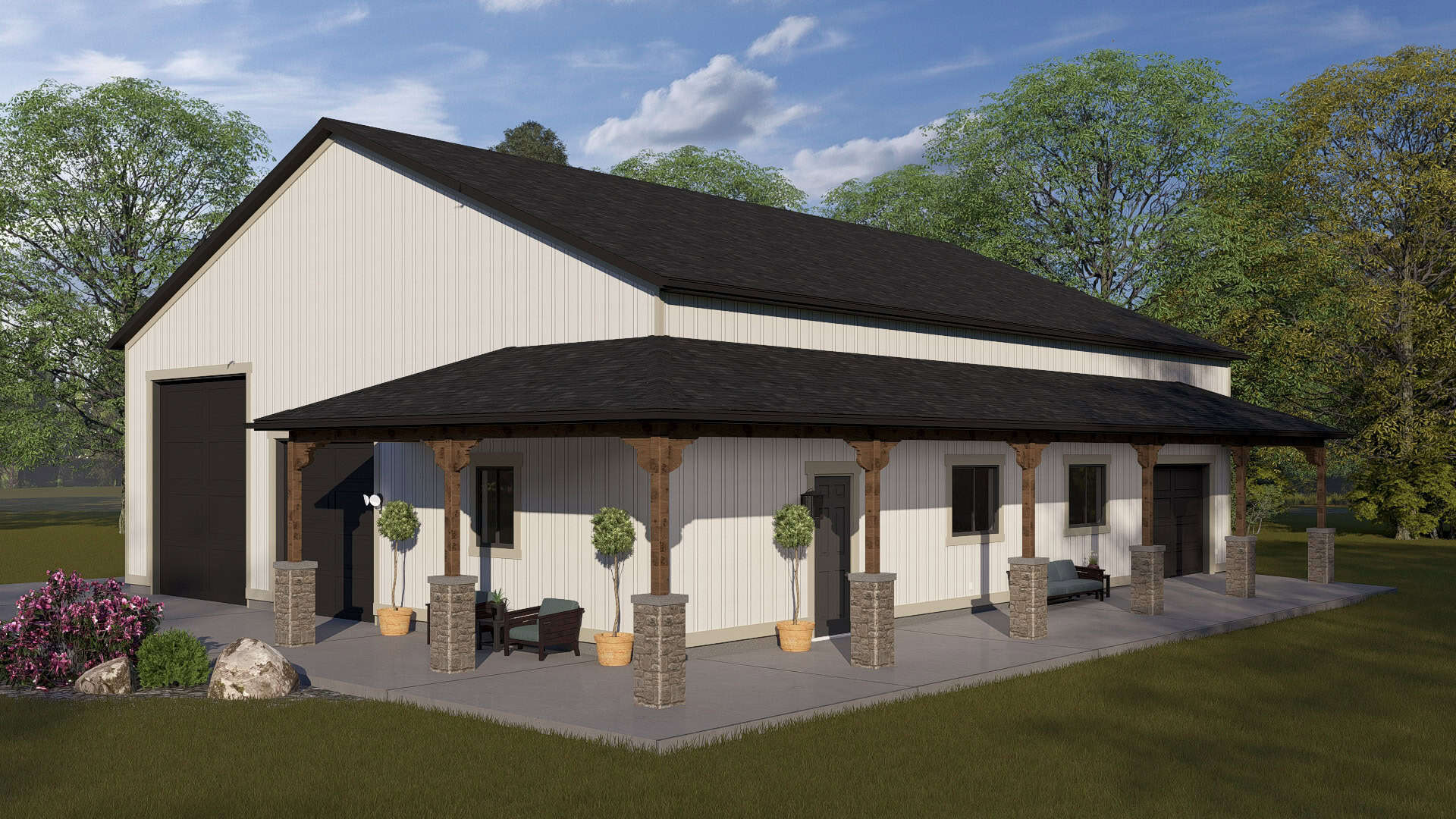 Right Side View of this 0-Bedroom,1 Sq Ft Plan -187-1256