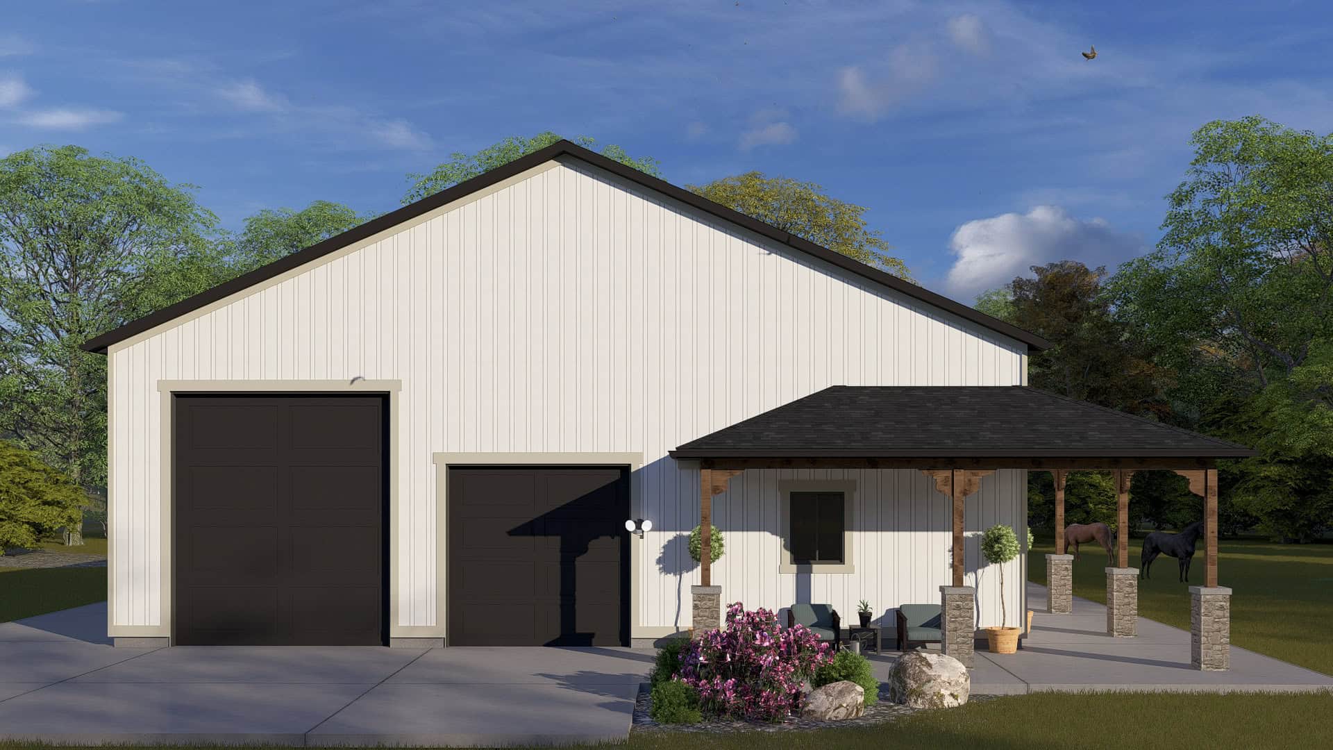 Front View of this 0-Bedroom,1 Sq Ft Plan -187-1256