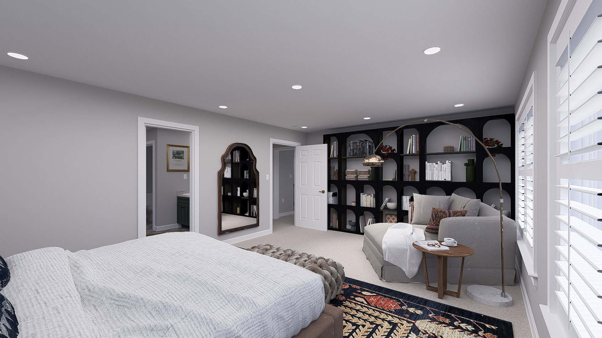 Master Bedroom of this 5-Bedroom,3237 Sq Ft Plan -187-1257