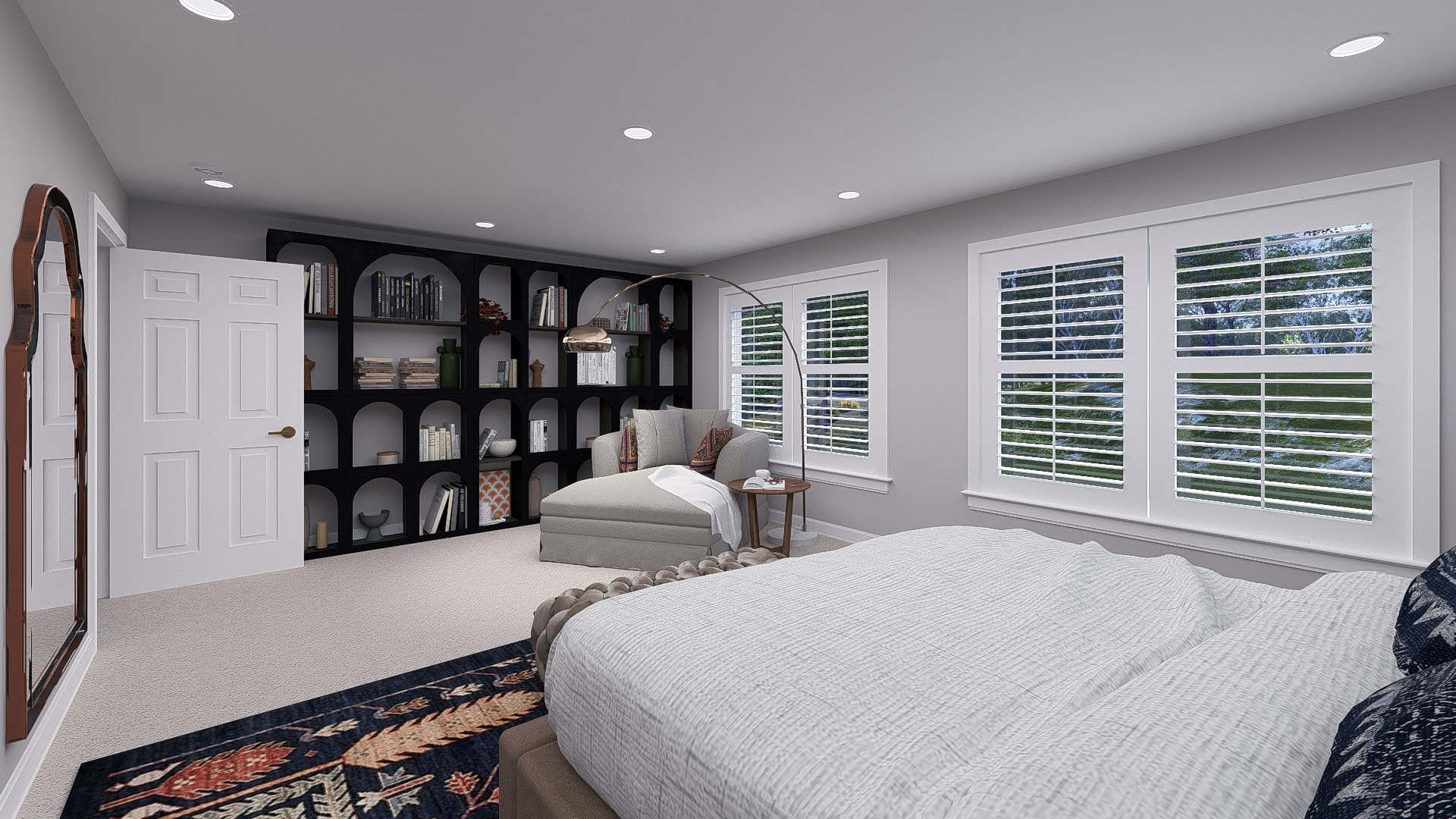 Master Bedroom of this 5-Bedroom,3237 Sq Ft Plan -187-1257