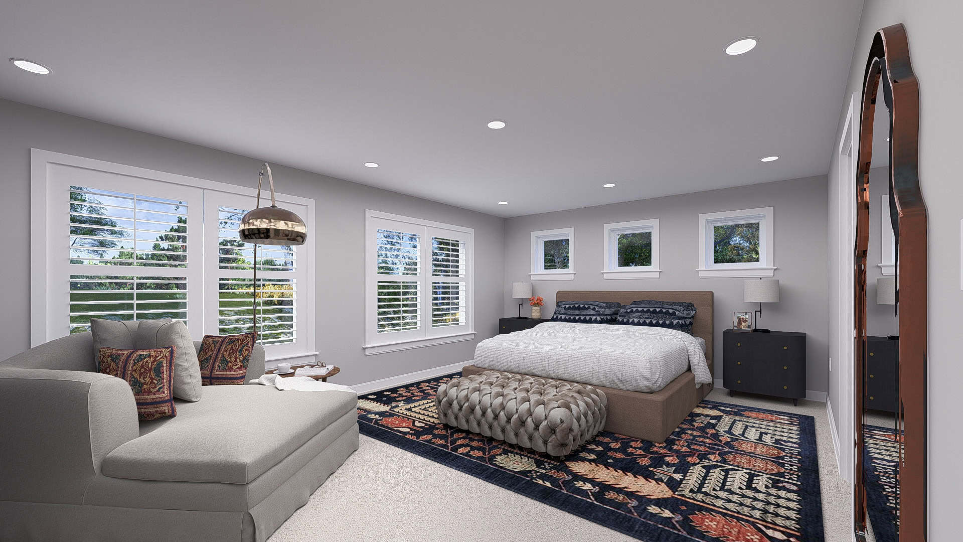 Master Bedroom of this 5-Bedroom,3237 Sq Ft Plan -187-1257
