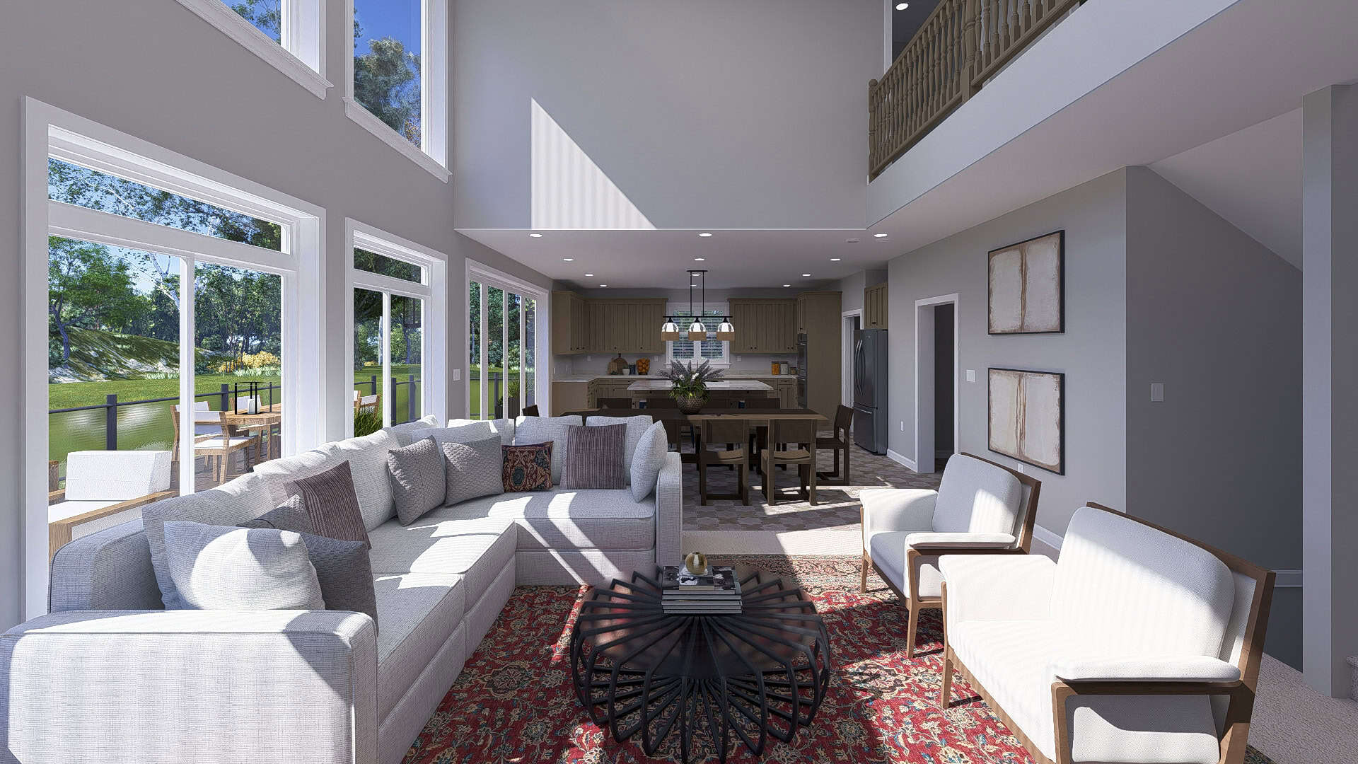 Great Room of this 5-Bedroom,3237 Sq Ft Plan -187-1257