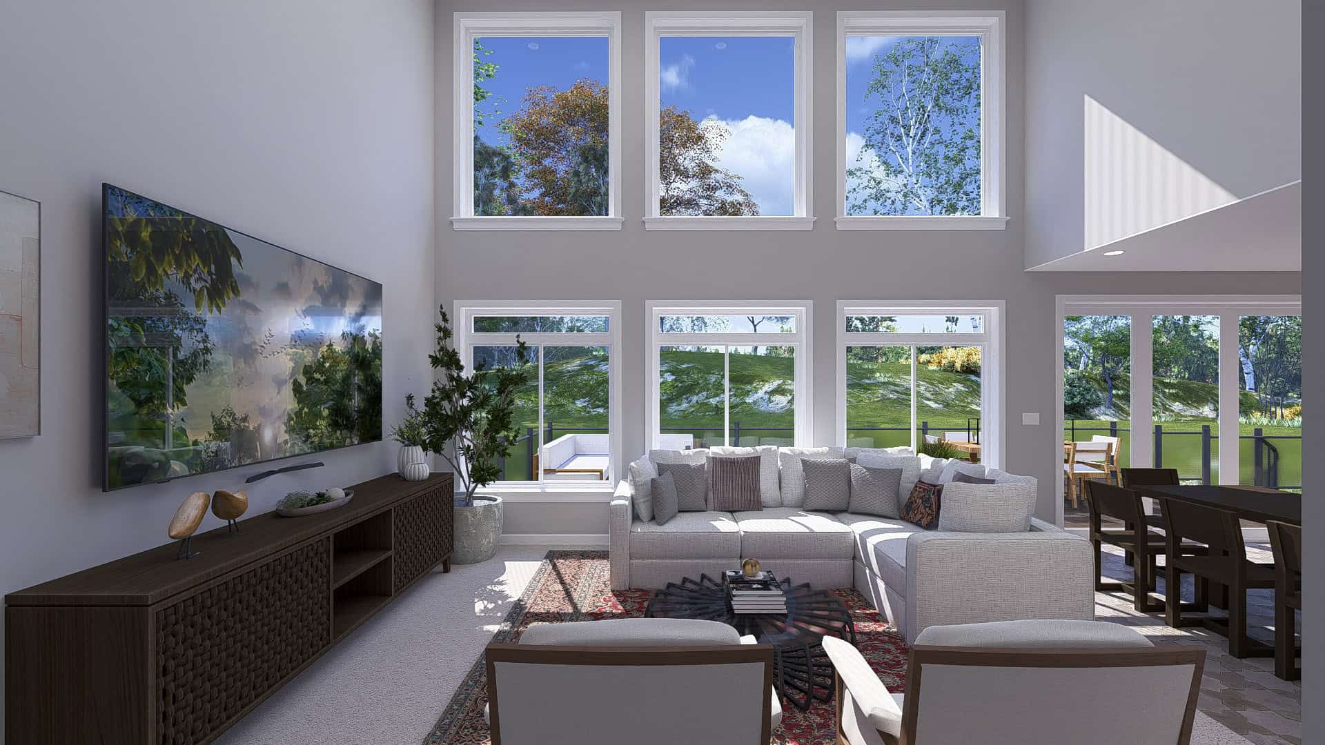 Great Room of this 5-Bedroom,3237 Sq Ft Plan -187-1257