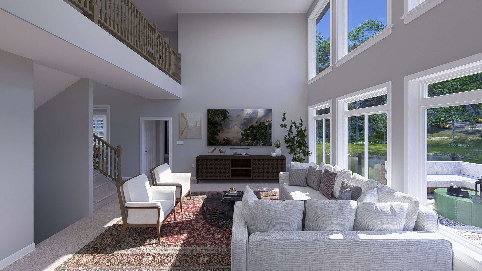 Great Room of this 5-Bedroom,3237 Sq Ft Plan -187-1257