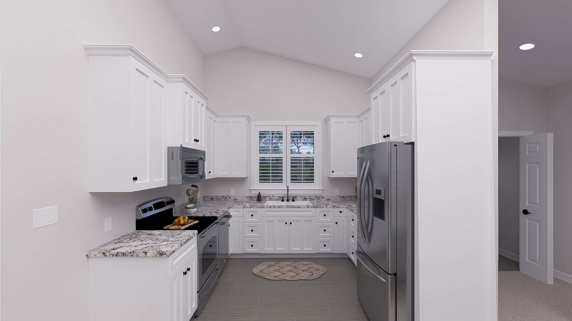 Kitchen of this 2-Bedroom,882 Sq Ft Plan -187-1258